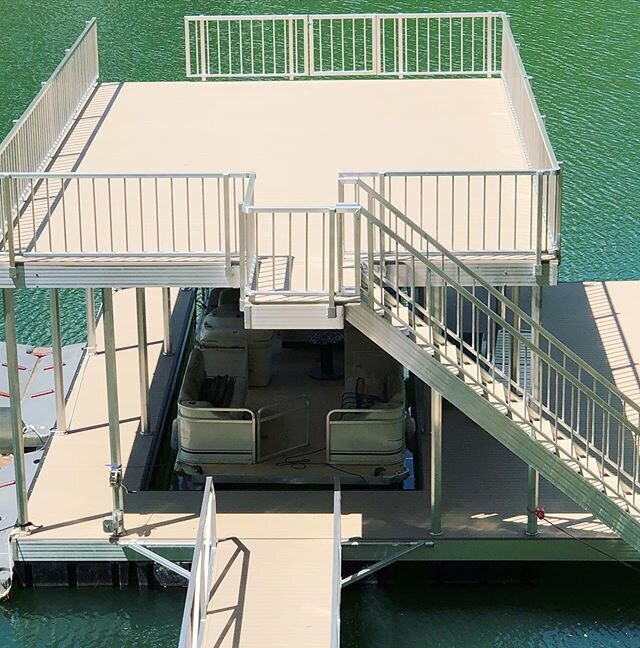 We are super pumped to announce we&rsquo;ll be upgrading our setup this year to a double decker dock with water slide! There are only a few weeks of summer available so book soon!!! #norrislake #lakelife #vacationhomes #wakedreams #wakedreamsnorrisla