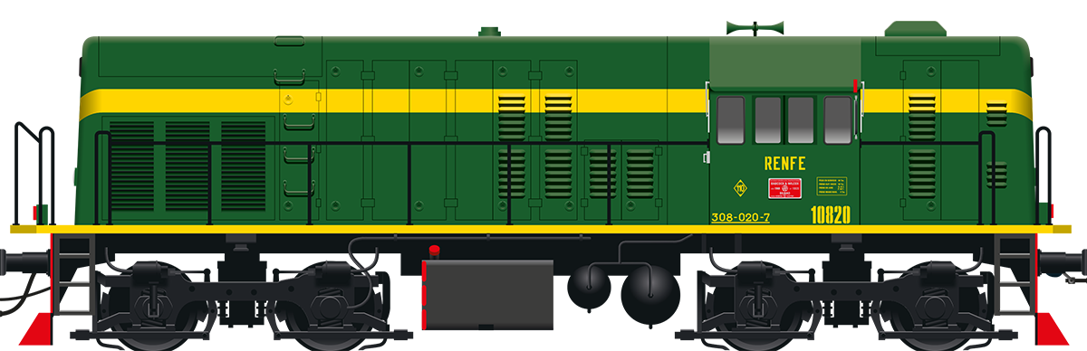  Locomotores dièsel 10817 i 10820 “Ye-Ye” 