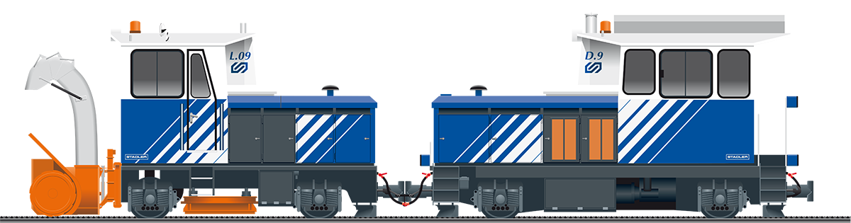  Llevaneu L09 i Locomotora diésel DM 6 