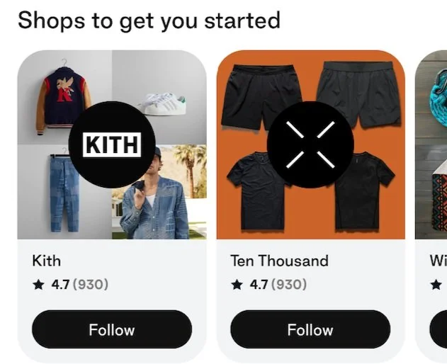 Leading adoption for followed shops: Aligning content patterns with product strategy