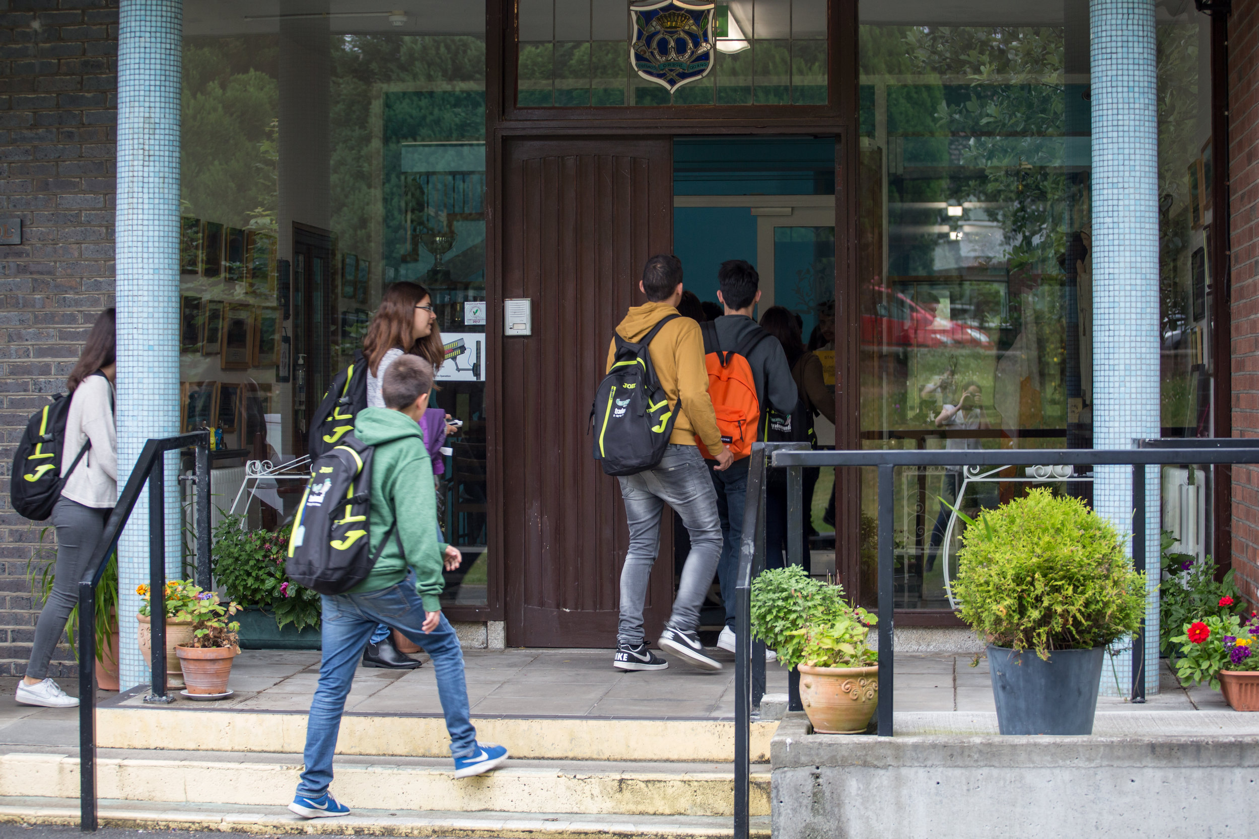 Students entering school