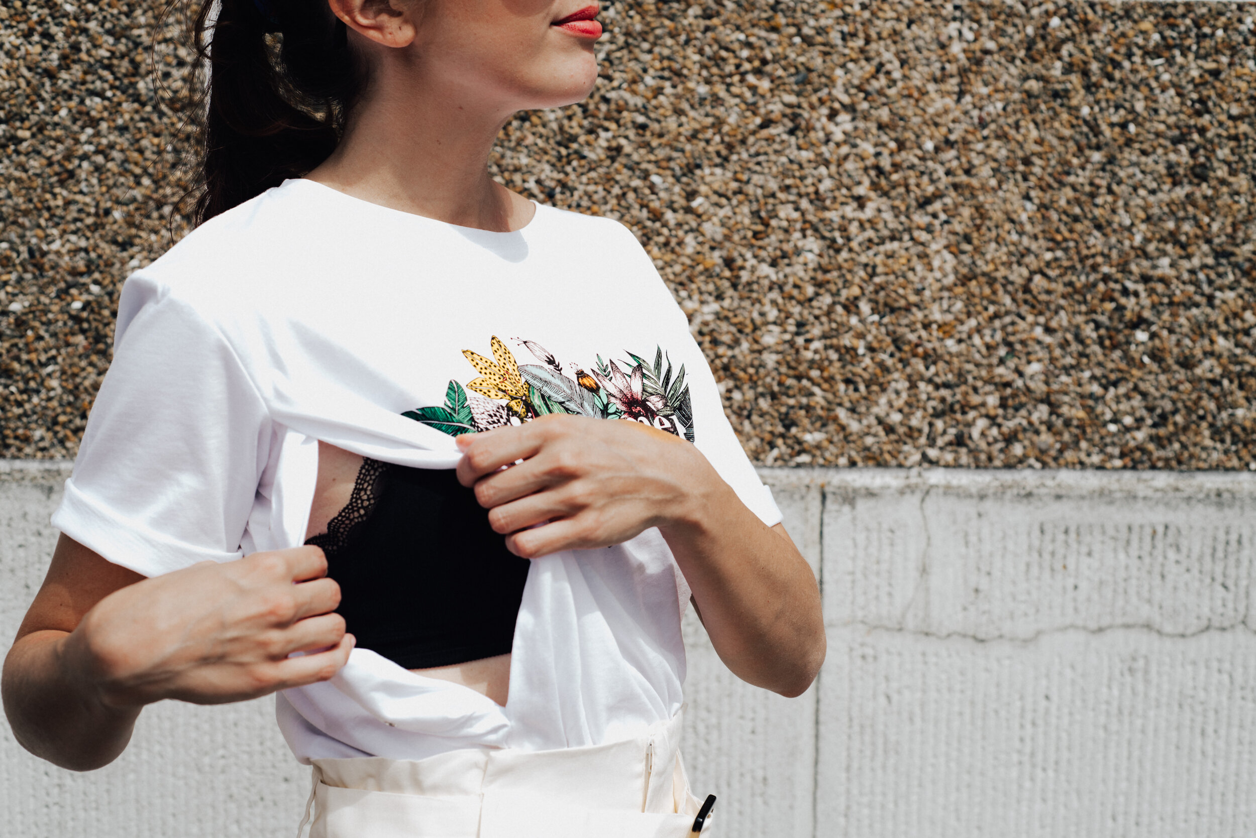 versace jeans couture white t shirt