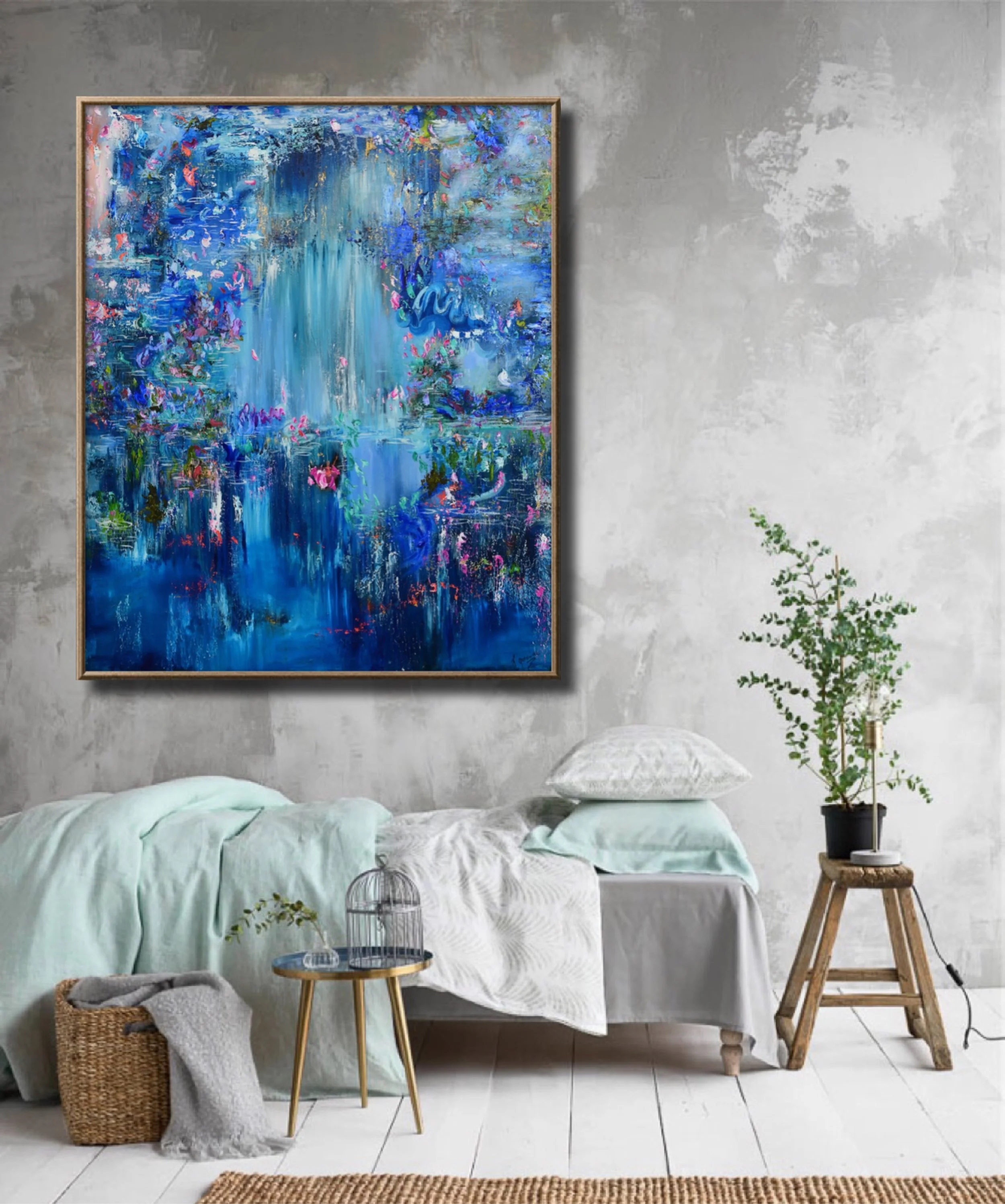 Dancing in The Rain..6’x8’  