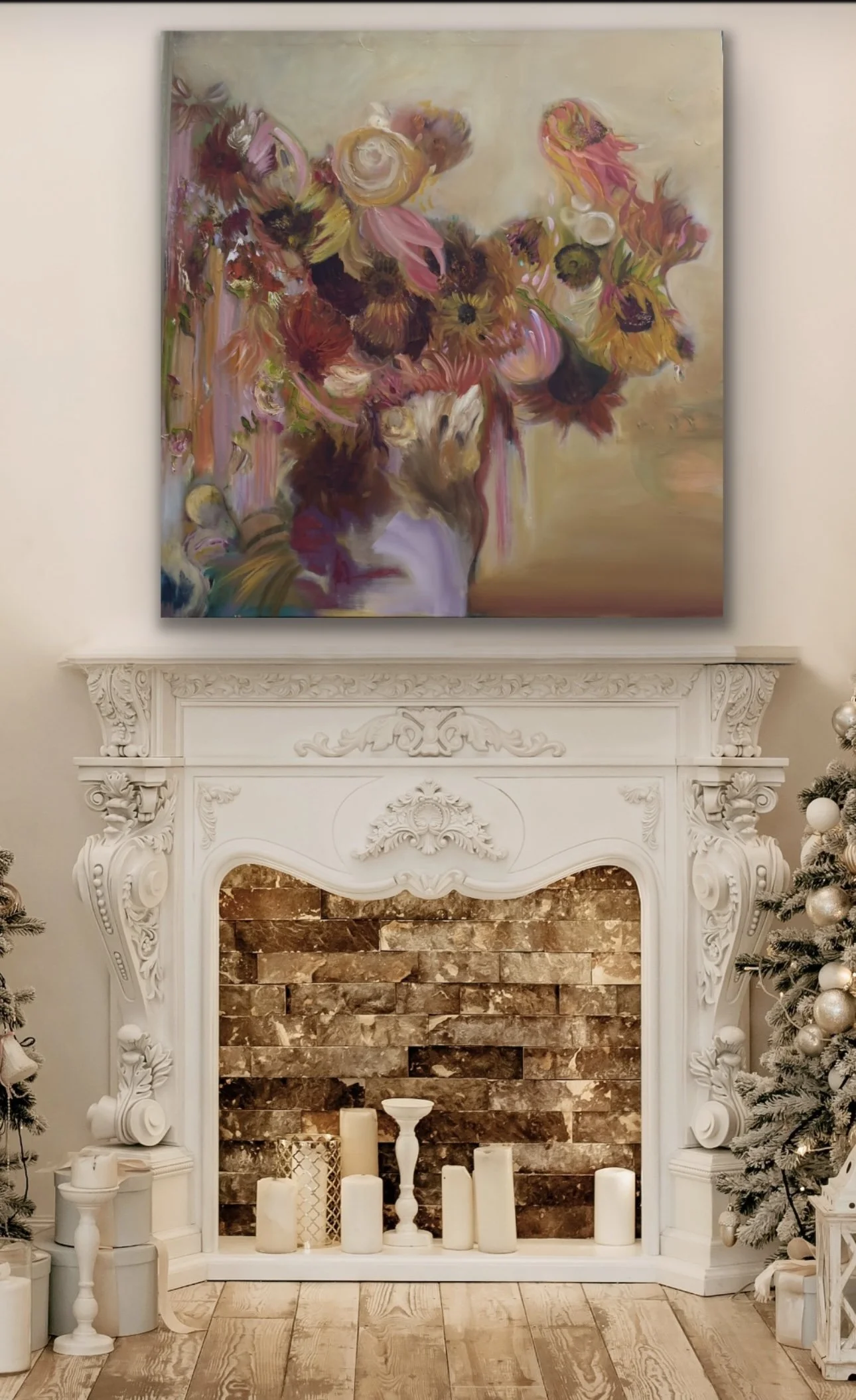 4’x4’ oil on canvas