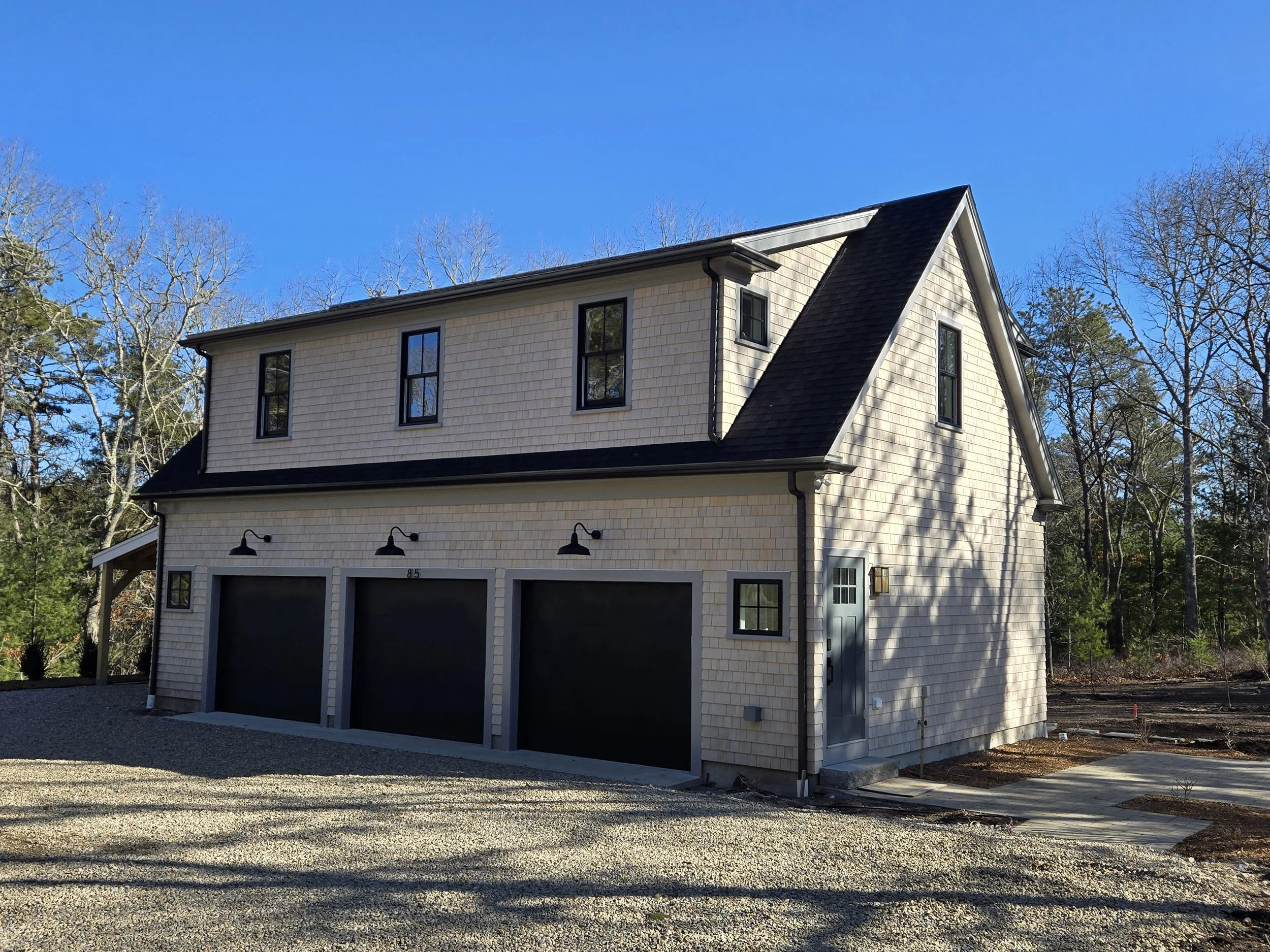 New Three Car Garage