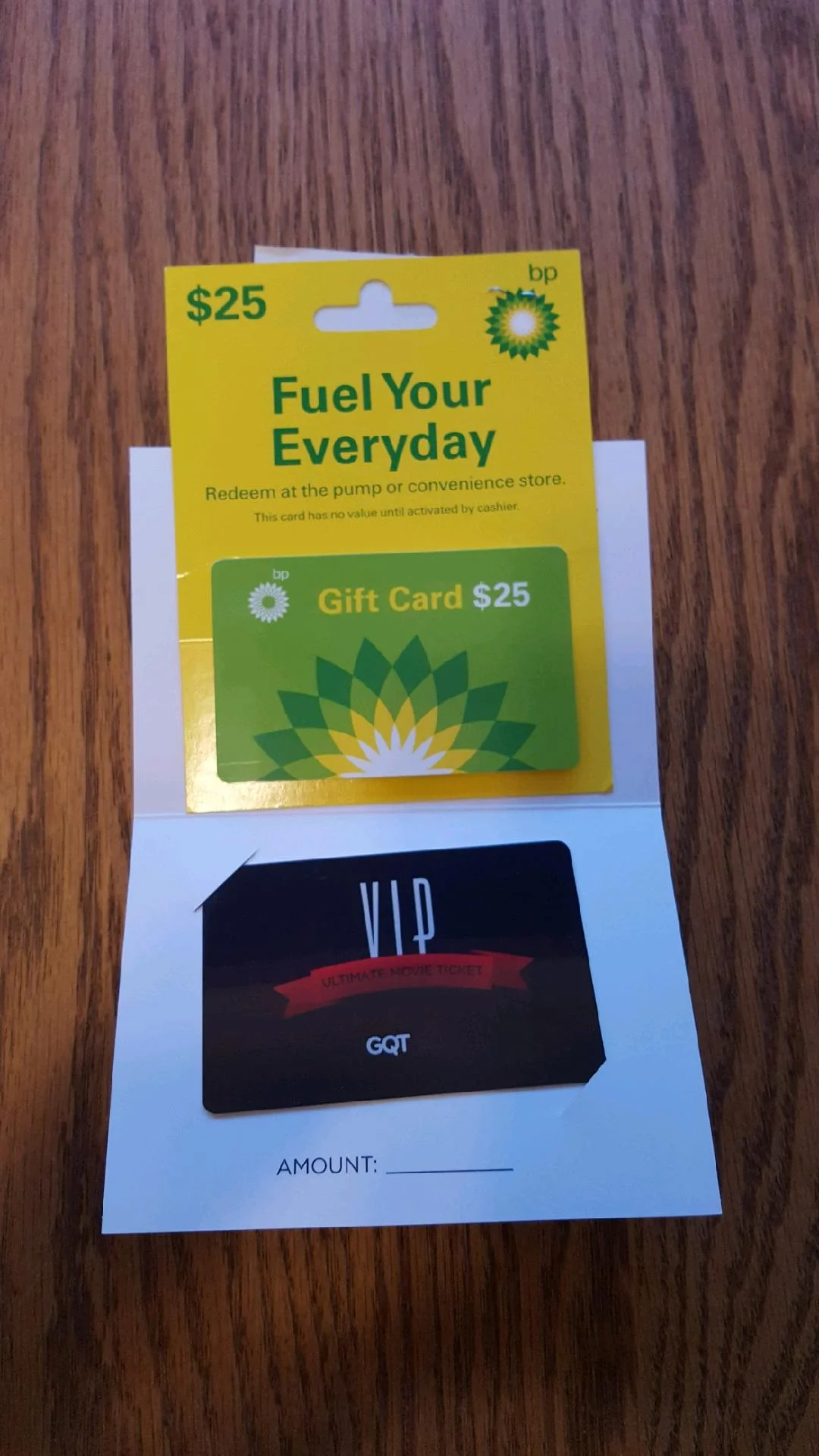 Gift Card extravaganza- bid on multiple gift cards from many local businesses, including, BP, Contempo Salon, QGT and more!
