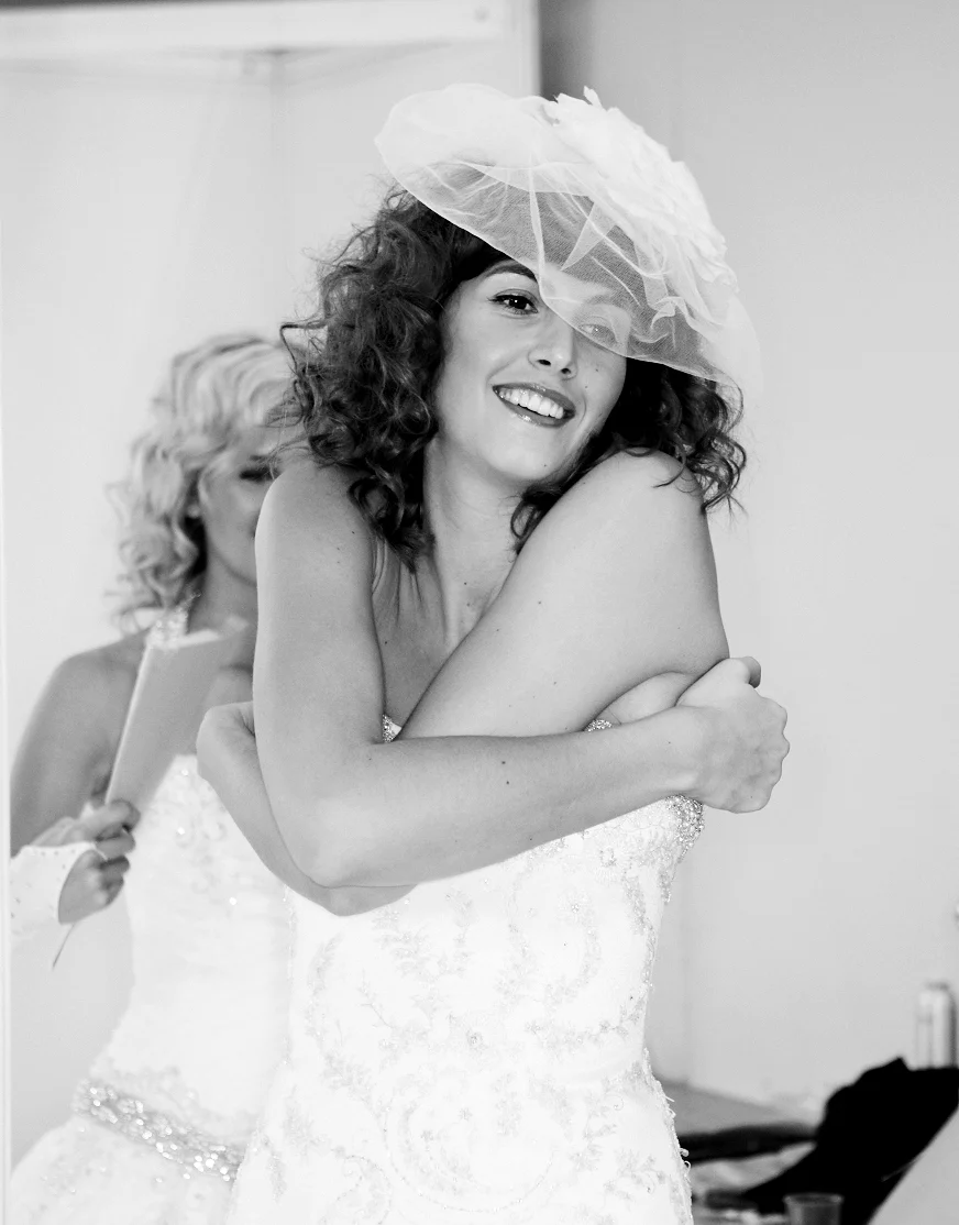 black and white wedding image