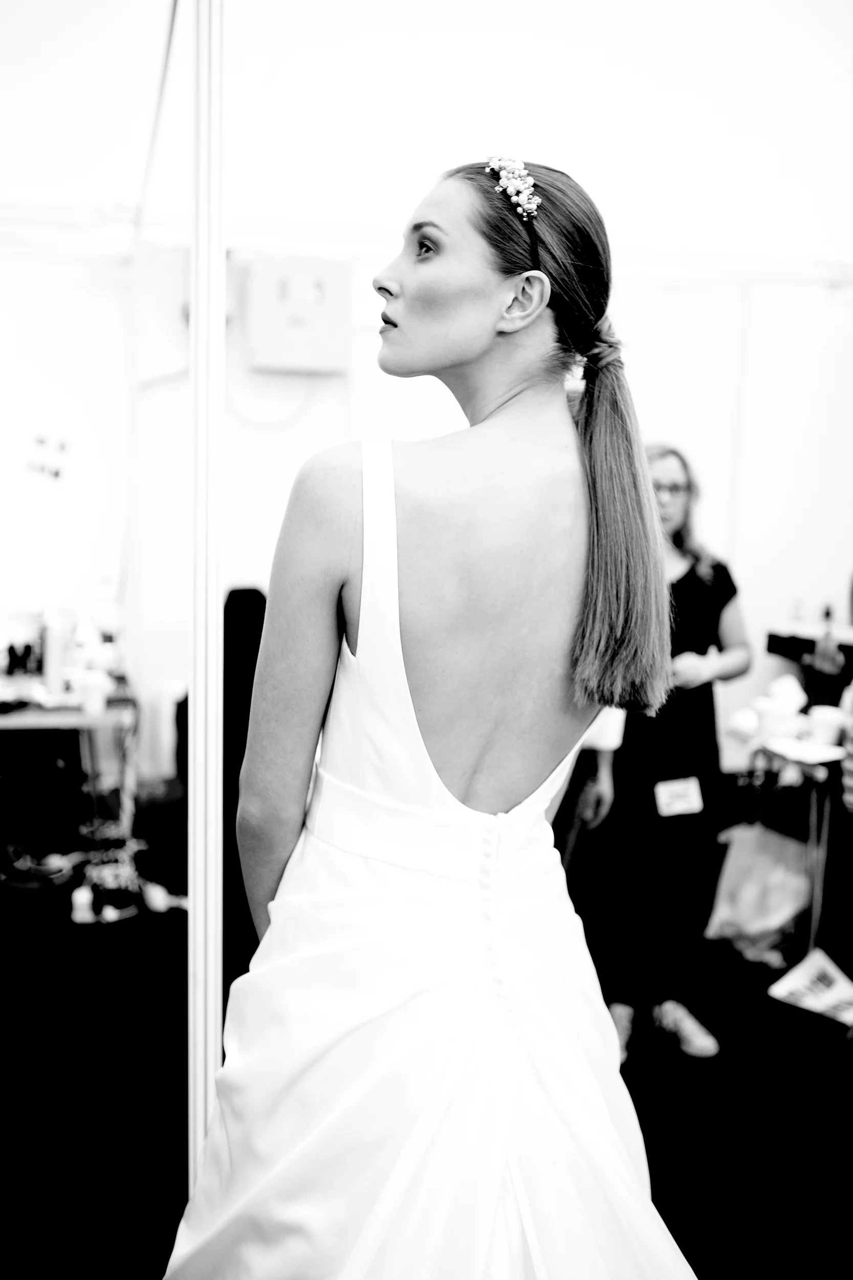 bride behind the scenes