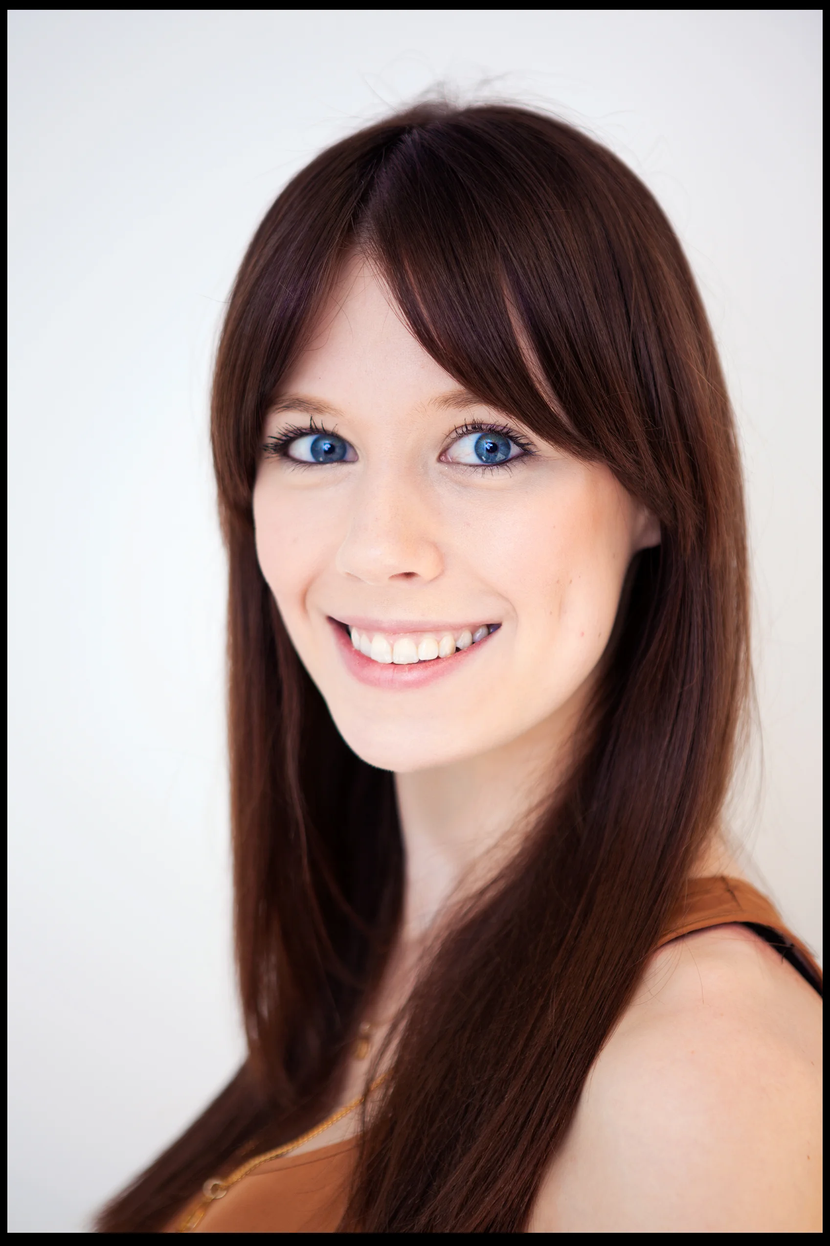 businesswoman on white background