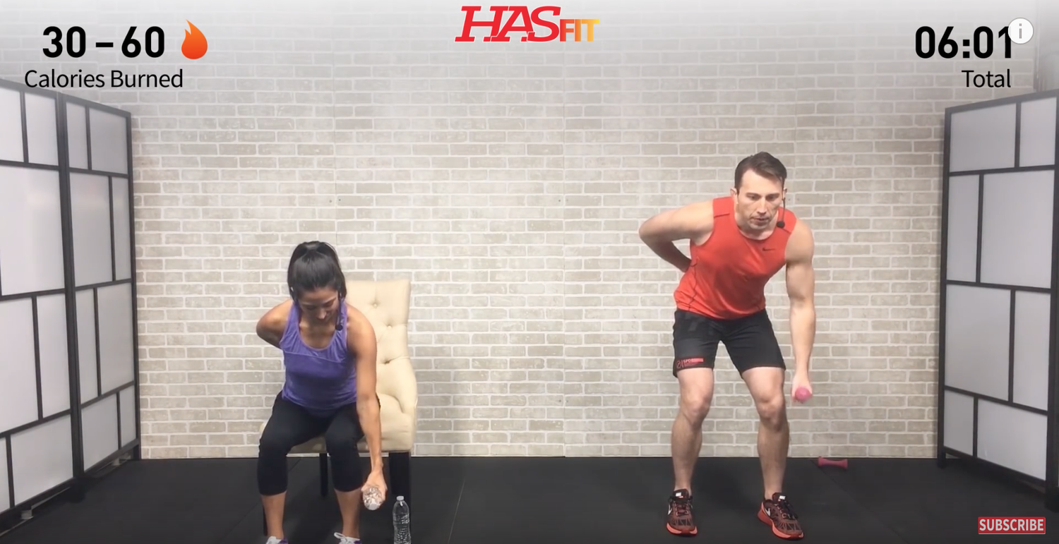 Beginner Workout Hasfit For Beginners Hasfit 30 Minute Low Impact
