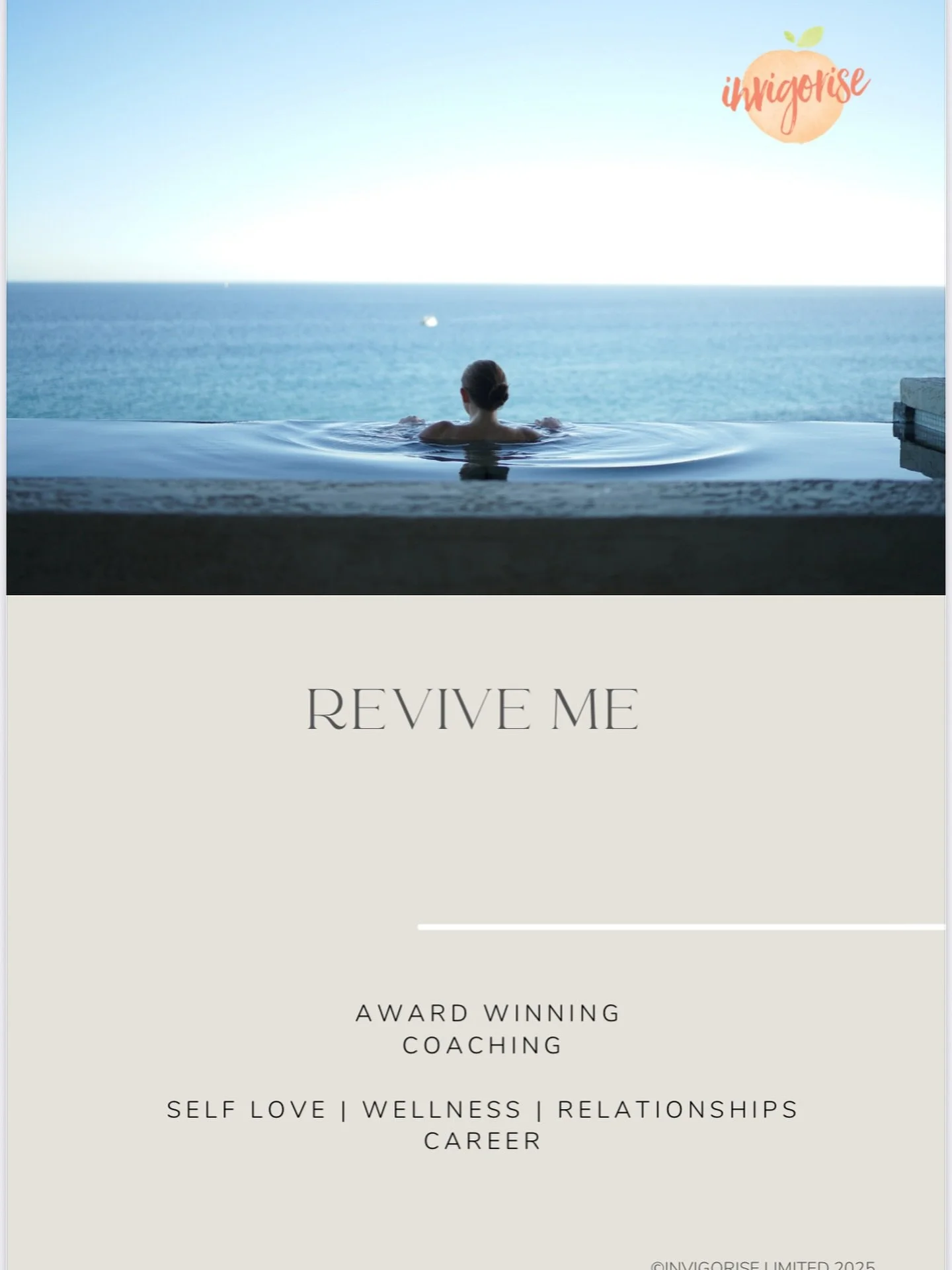 &lsquo;Revive Me&rsquo; takes you on a wonderful 6 month journey of self discovery and transformation, calming your mind, rejuvenating your soul and empowering your inner CEO, to dominate your personal and your business goals, with long lasting posit