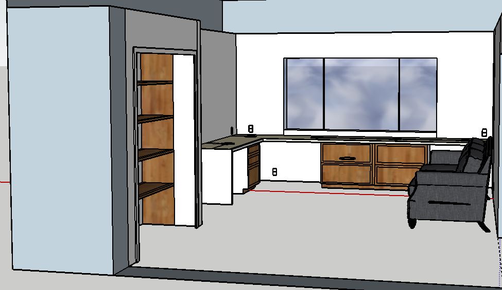  Boost your home's value and extend its square footage with an impactful home addition. This Catalina Foothills client wanted an office added to his adobe home. We started the process with a 3-D design. 