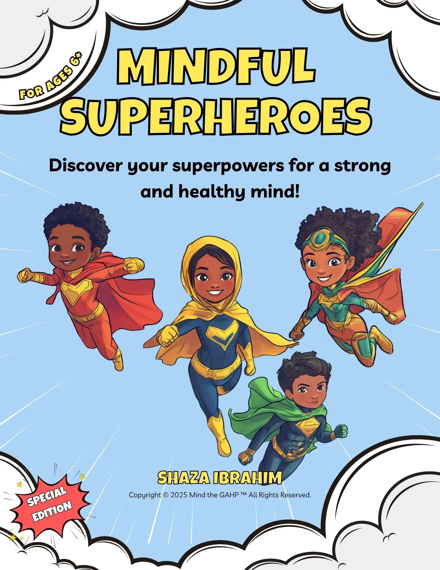 Mindful Superheroes activity books for K–4 students that support the development of core SEL skills through engaging, hands-on practice.