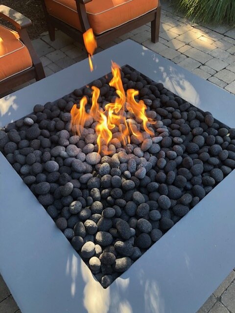 Studio Nisho Modern Outdoor Fire Pits, What Kind Of Lava Rock For Fire Pit