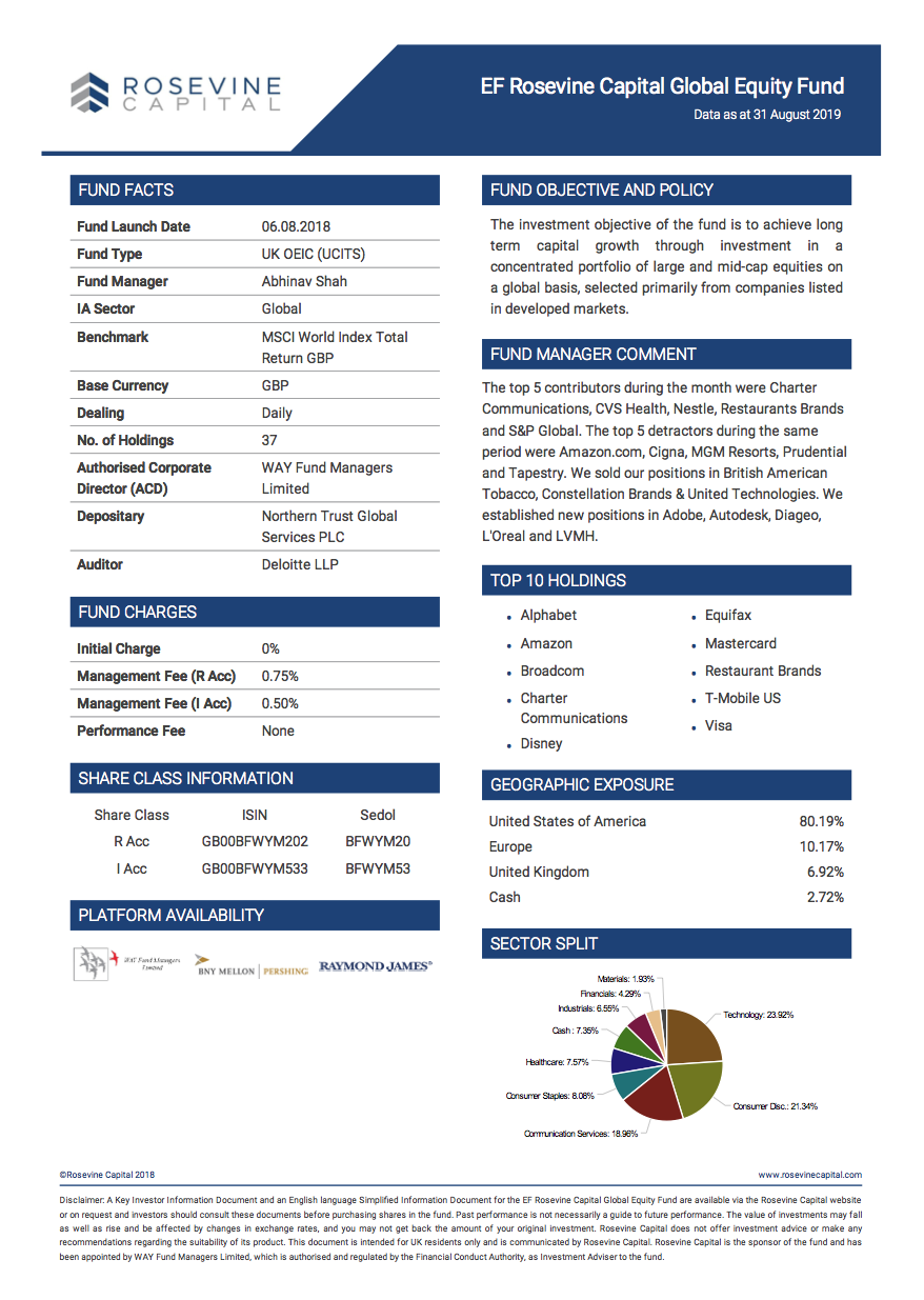 August 2019 Factsheet