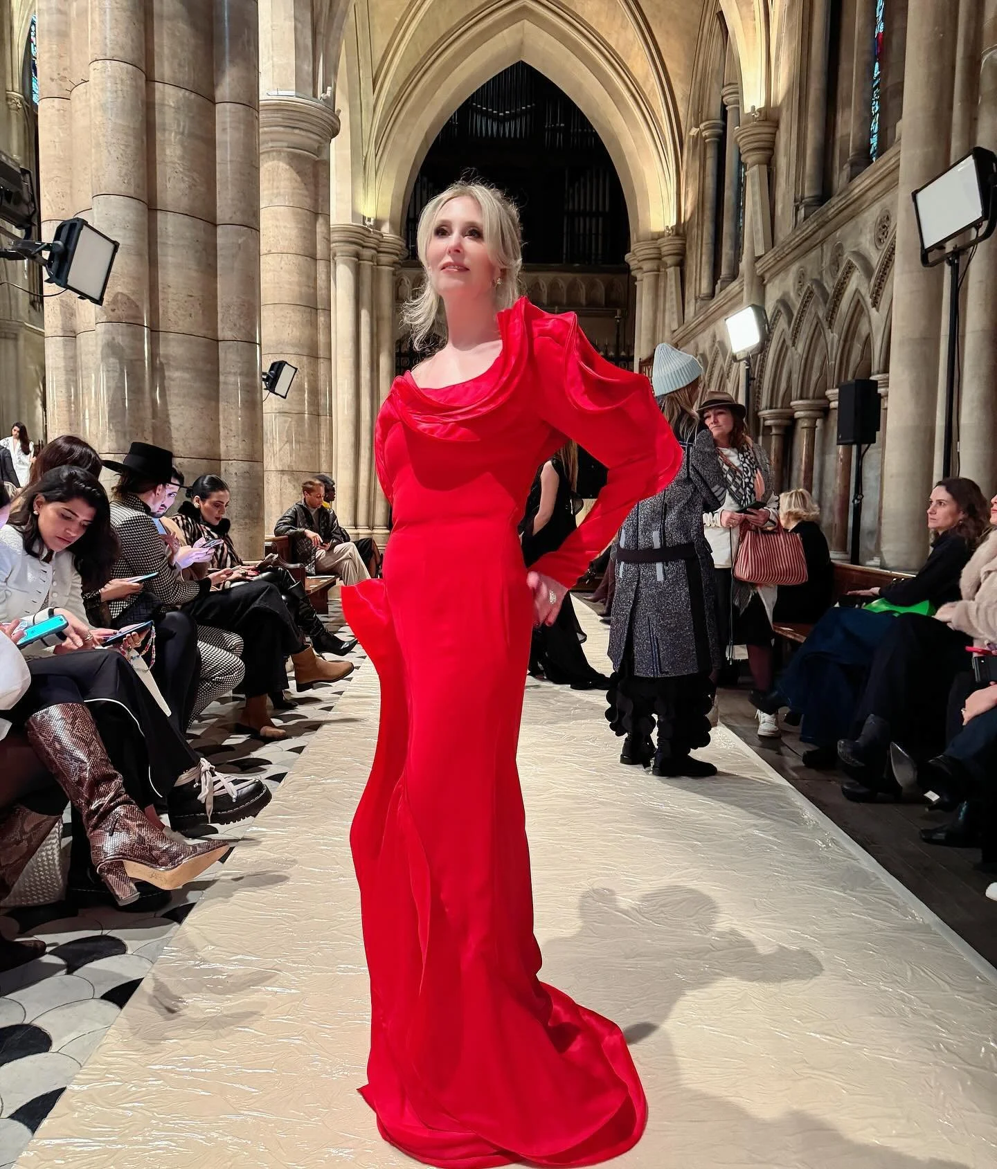 I loved discovering the designer #gauravgupta during haute couture week in Paris. His collection was show stopping,  with sculptural, textured designs in rich blacks, gorgeous reds and silvery grays. Thank you for inviting me and making me feel like 