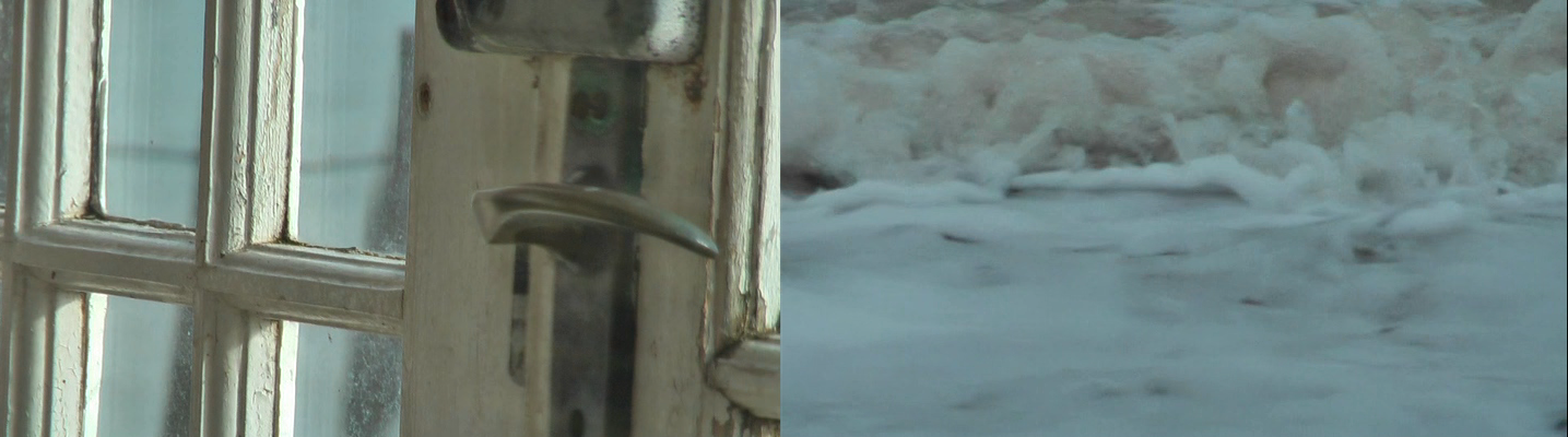  Still from film (32min) split screen projection  