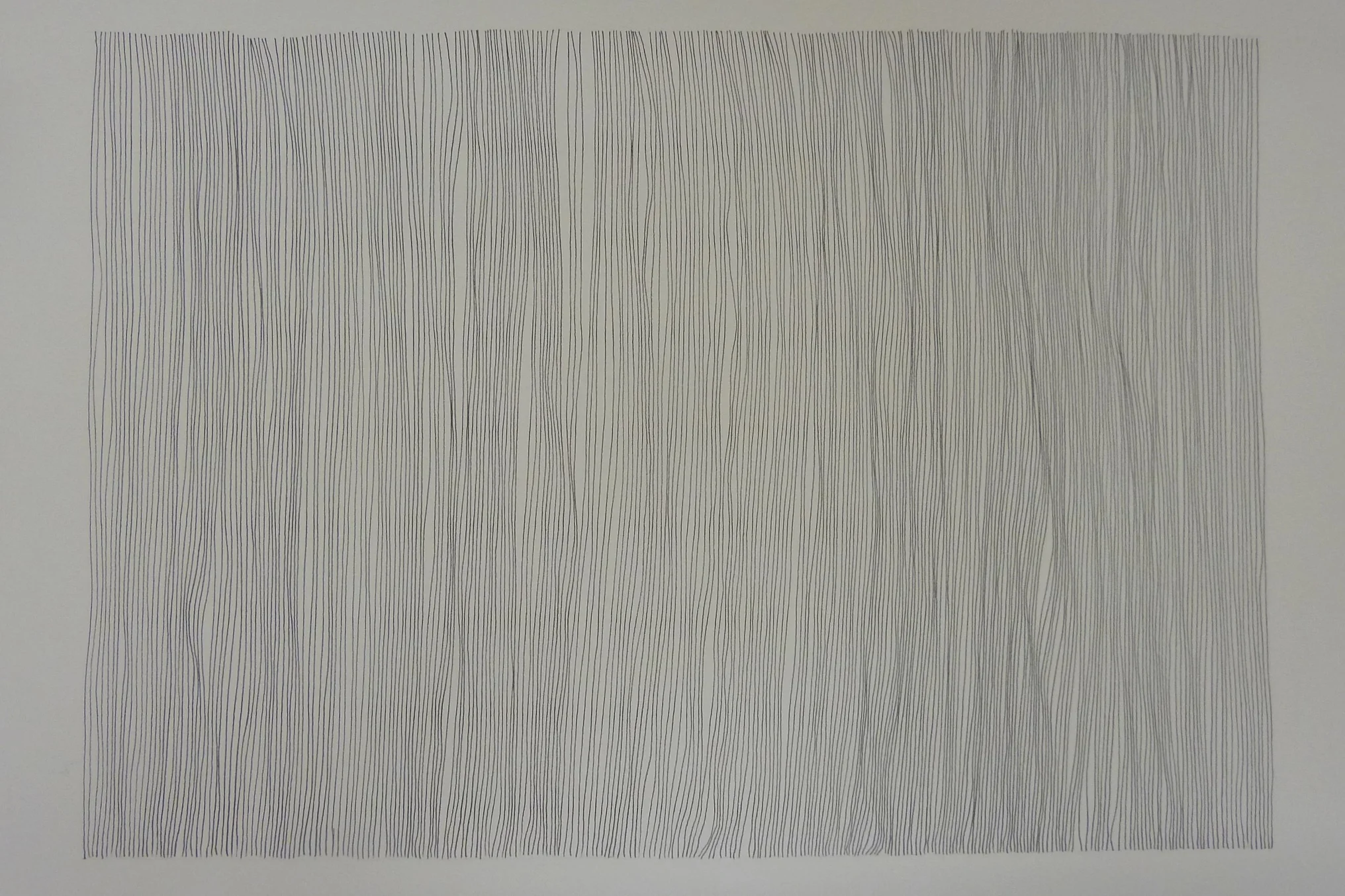  Line drawing, 2012 Black ink line drawing on white paper [sold] 