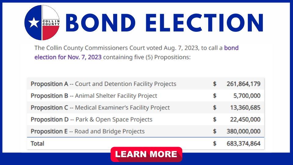 Collin County Bond Election 2023