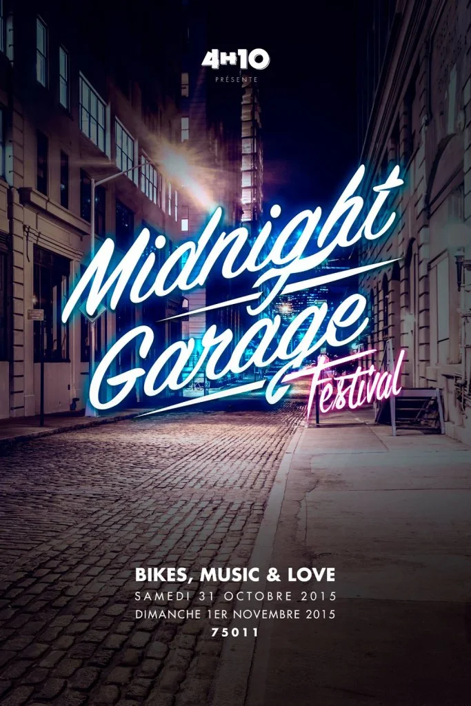 First edition of the "Midnight Garage Festival" in Paris organized by 4h10 (French Webzine)