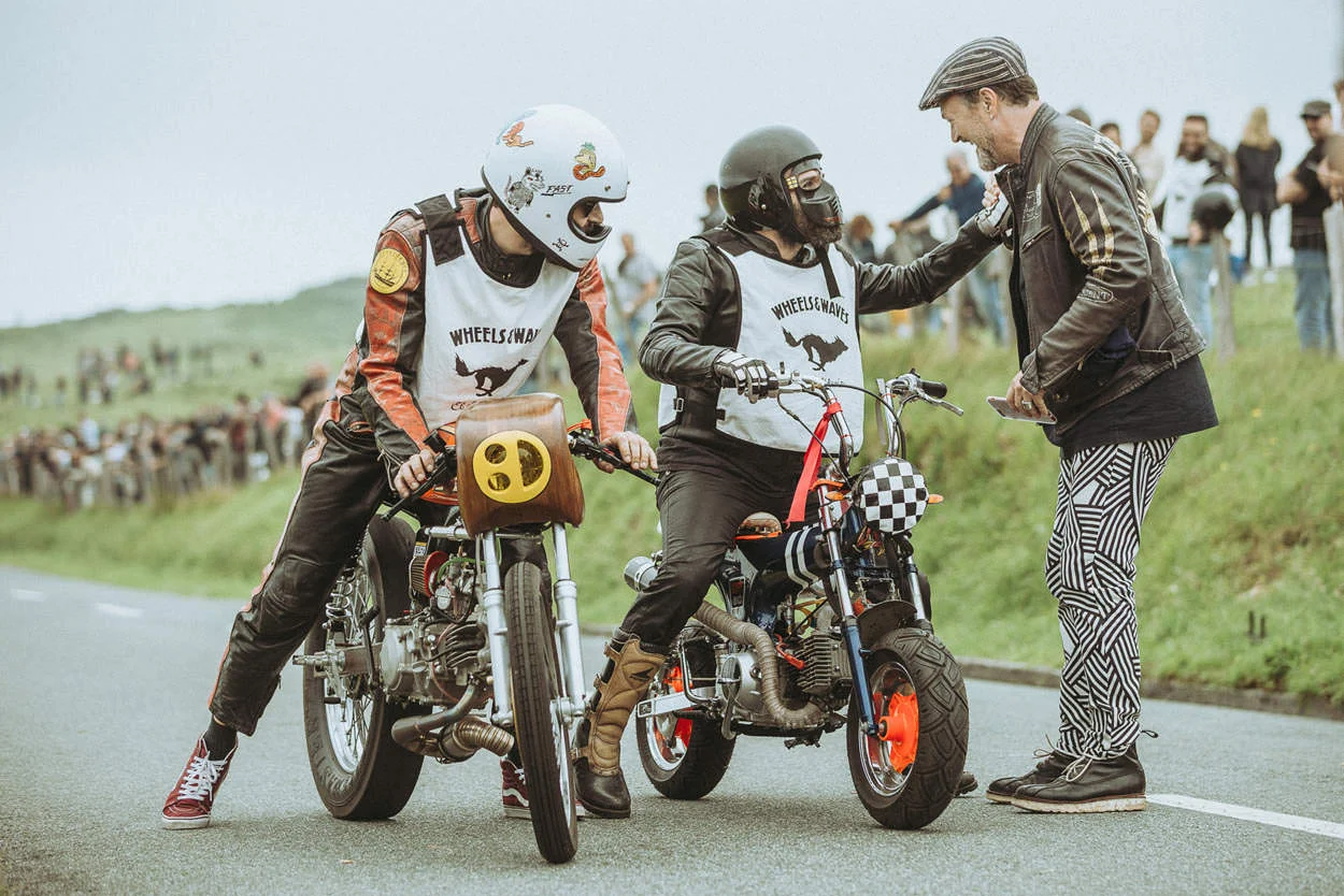 Here on "La Chute" at the Copita Race during Wheels & Waves 2017