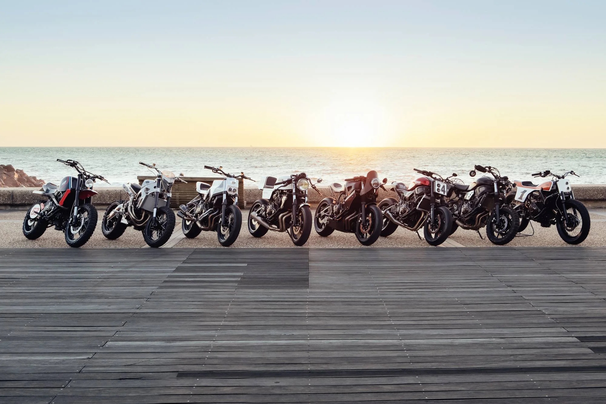 The eight Yard Built on XSR 700 base from all over Europe 