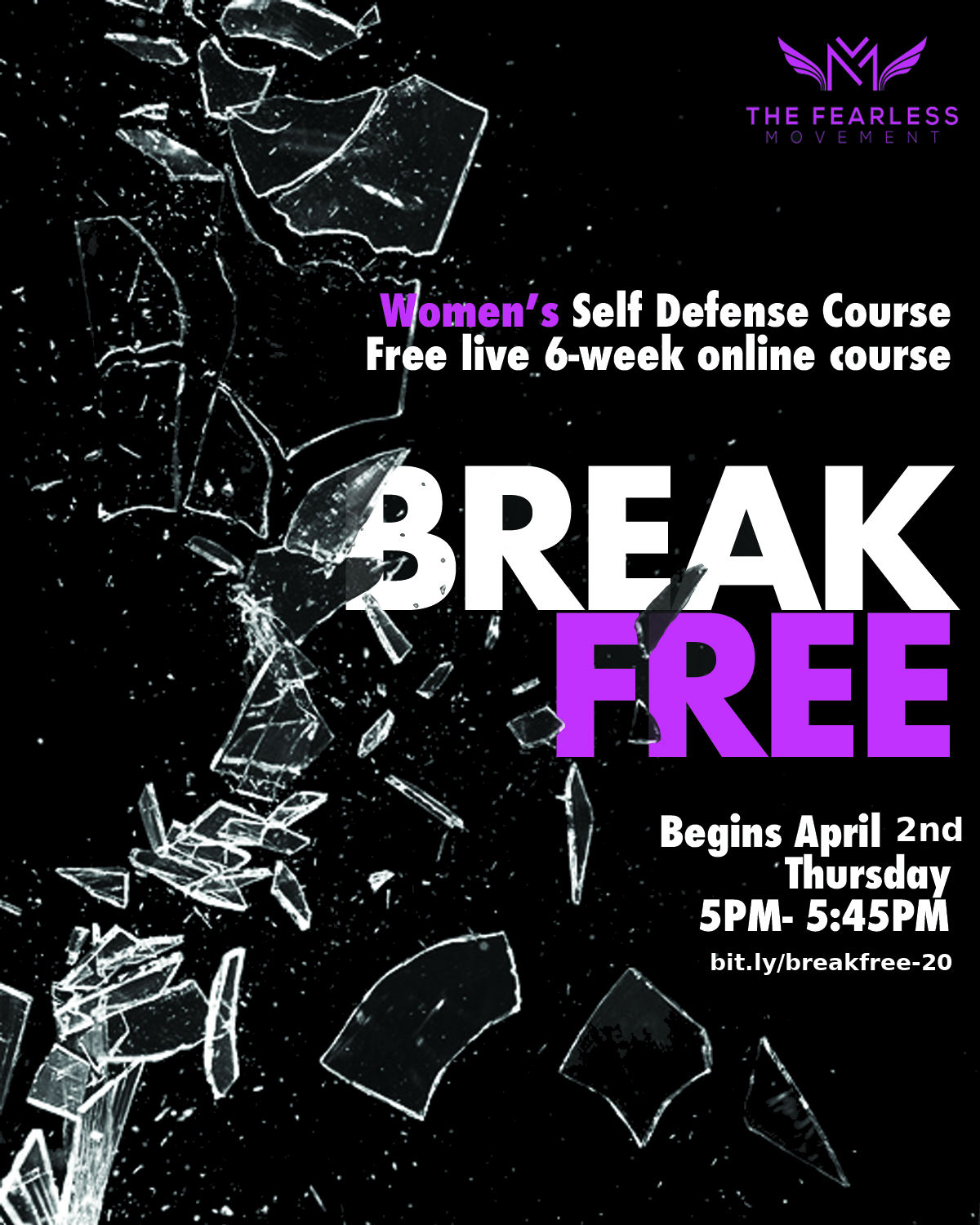 Break Free 6 Week Virtual Self Defense Course Class 4 Women S Wellness Center