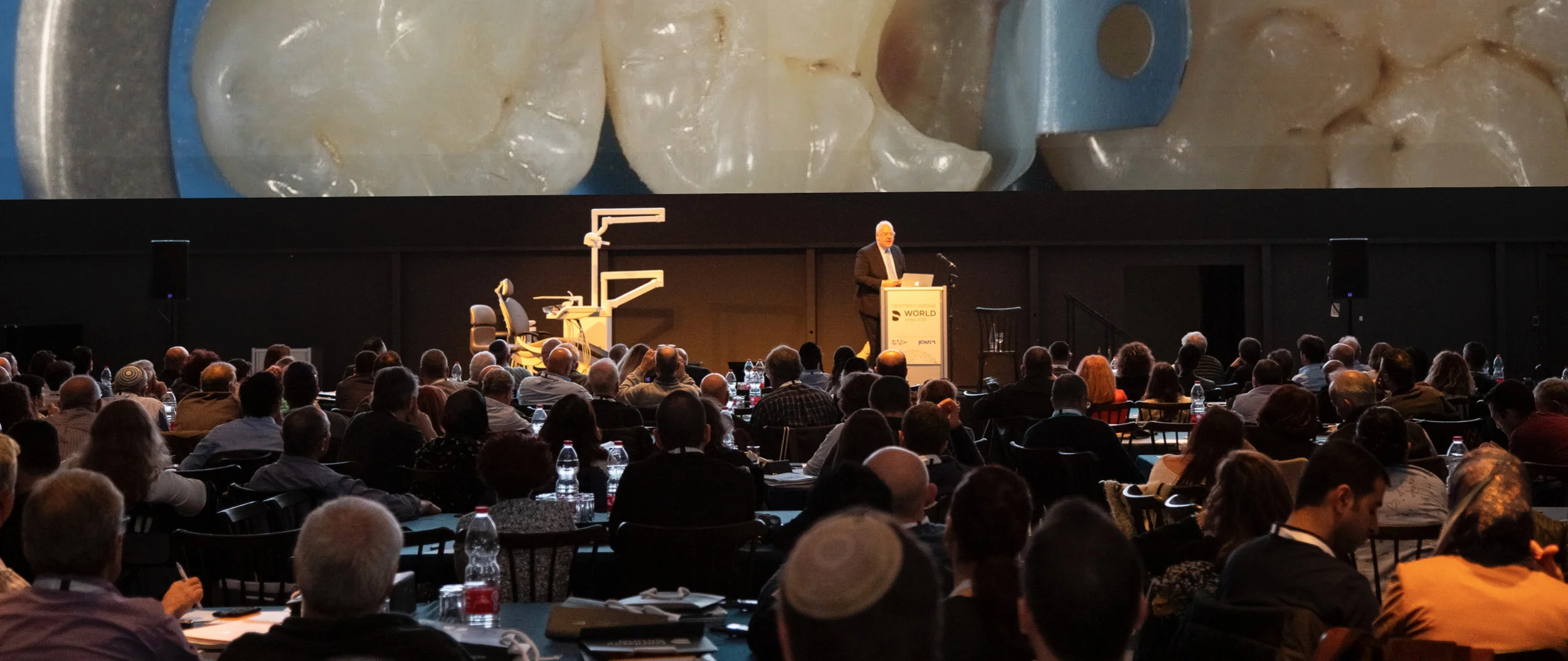 For the last 18 years the Course Director, Dr Ian Cline, has presented on Restorative and Aesthetic dentistry at postgraduate level to all sizes of audience, all over the UK, and presented in numerous countries and regions including Spain, Poland, Kuwait, Ireland, Egypt, Lithuania, Latvia, Dubai, Siberia and Southern Russia. Seen here speaking to an audience of 500 in December 2018.