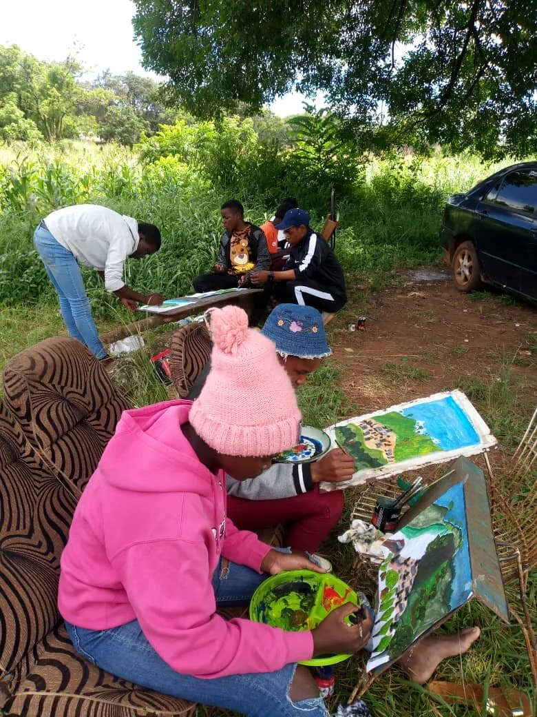Painting Outdoors 
