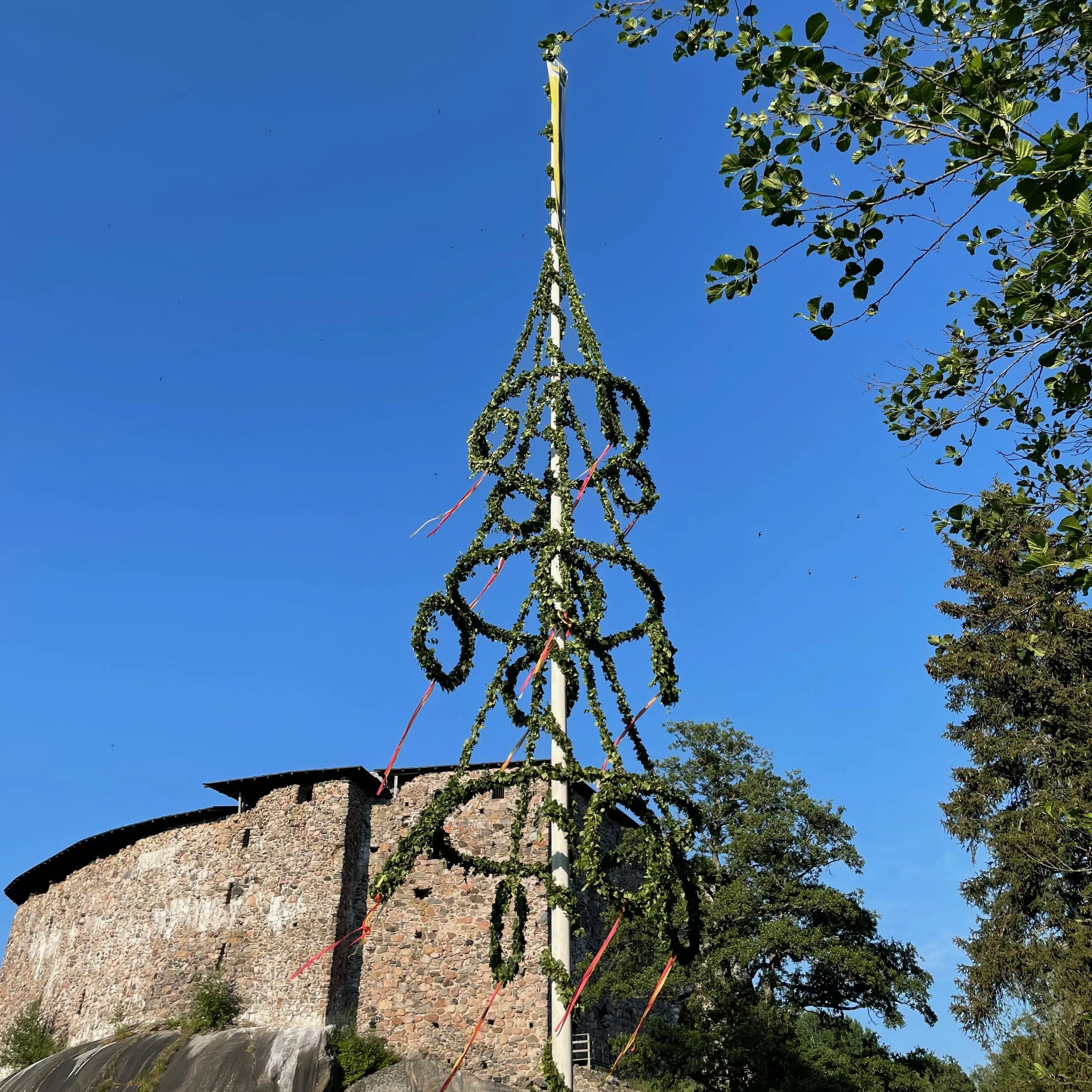 Midsommar fest vid Raseborgs slott