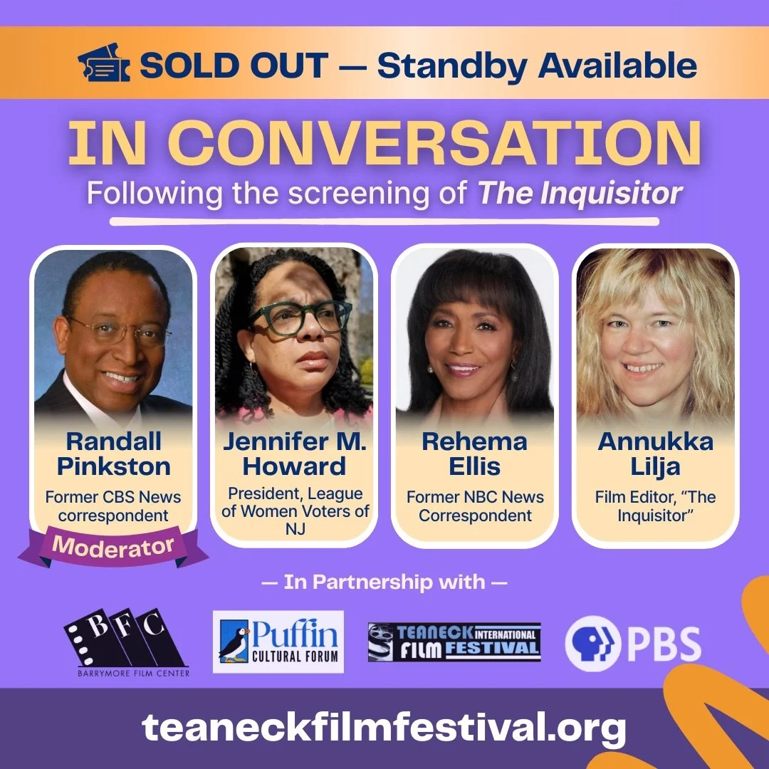 Tomorrow Night &mdash; Join the Conversation!

After the screening of @theinquisitorfilm , stay for a powerful panel featuring award-winning journalists and industry leaders, including Randall Pinkston, Jennifer M. Howard, Rehema Ellis, and Annukka L