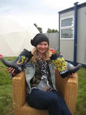 Hunter Boots Live Boot Customization for Virgin V Festival