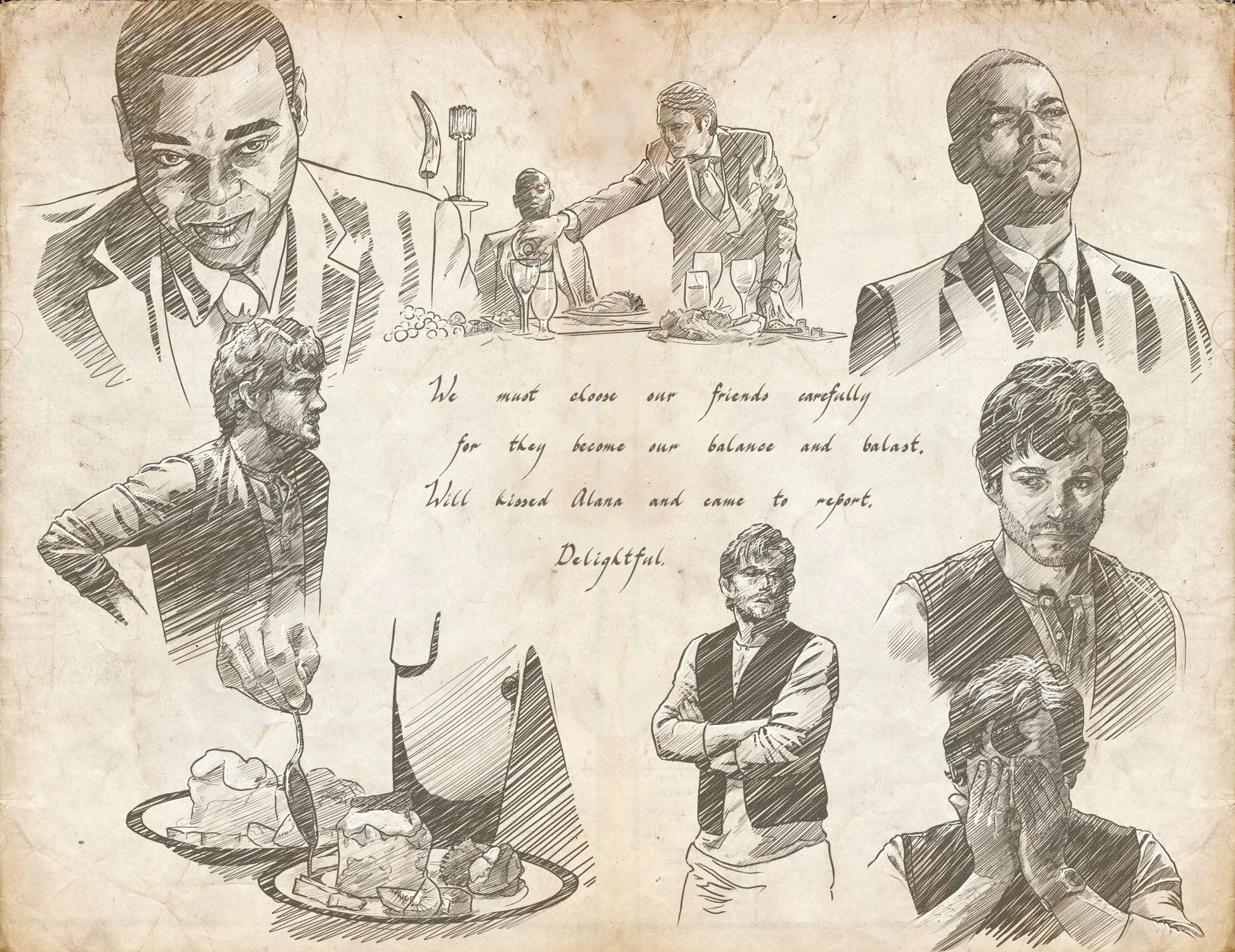 Hannibal's Sketchbook page 84 & 85