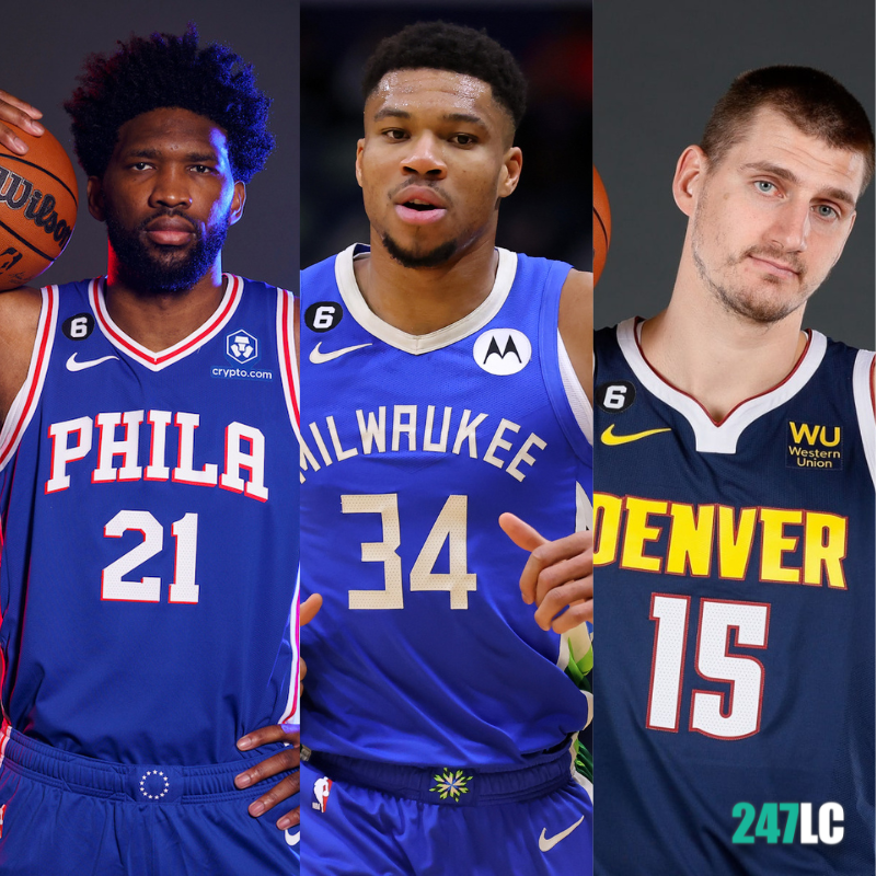 NBA MVP Race: Embiid, Jokic, and Giannis All Eye The League's Top Award 