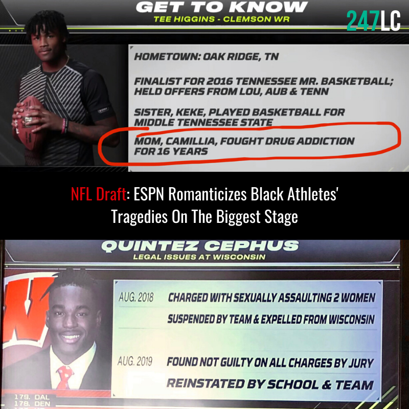 NFL Draft: ESPN Romanticizes Black Athletes' Tragedies On The Biggest Stage