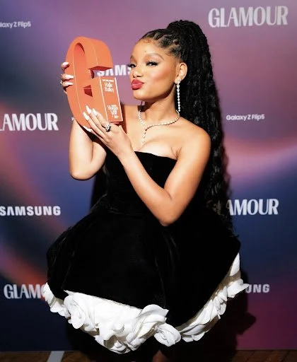 Halle Bailey Wins 'Glamour' Woman of The Year Award
