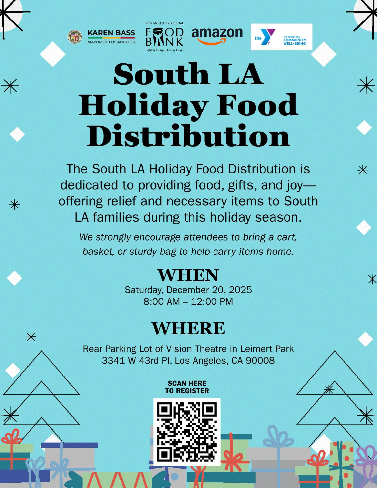 South Los Angeles Families Invited to Holiday Food Distribution With Free Meal Boxes