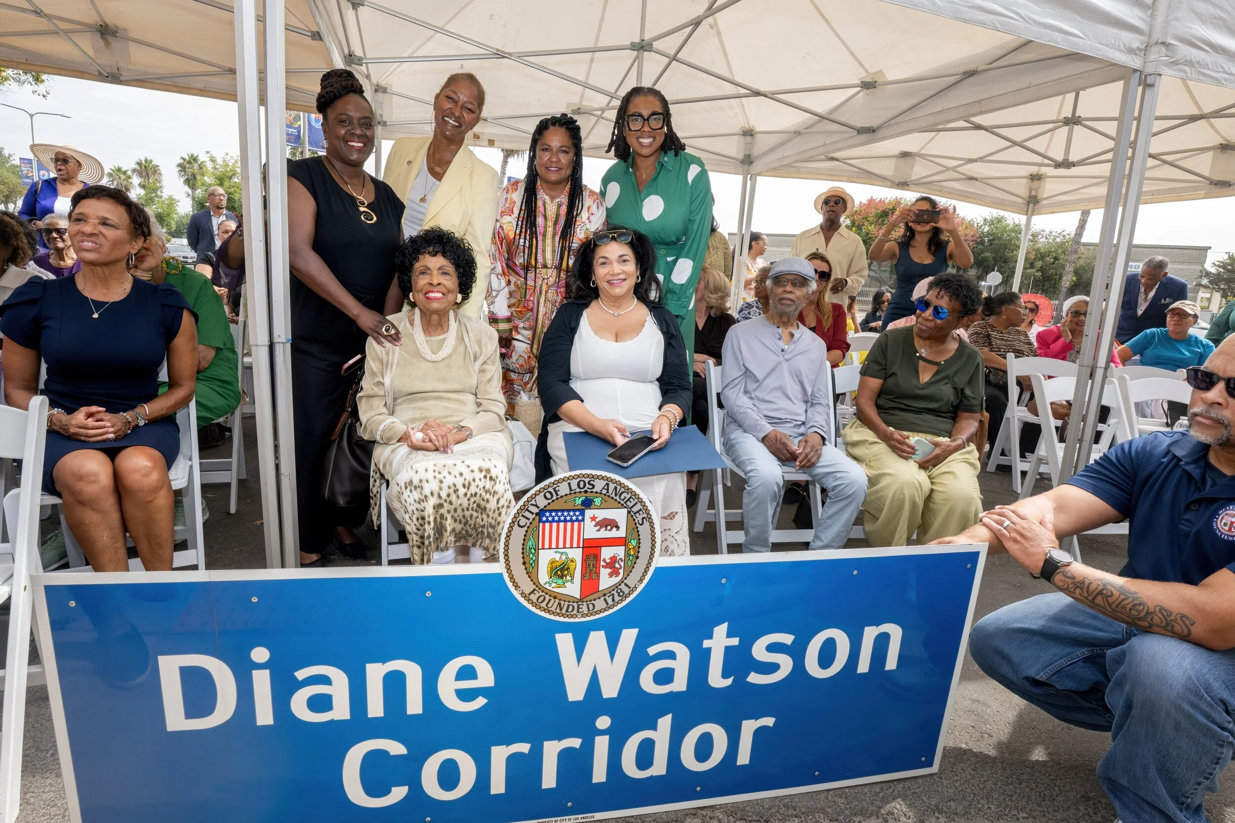 Los Angeles Community Celebrates Former Congresswoman Diane E. Watson with Corridor Naming in Leimert Park