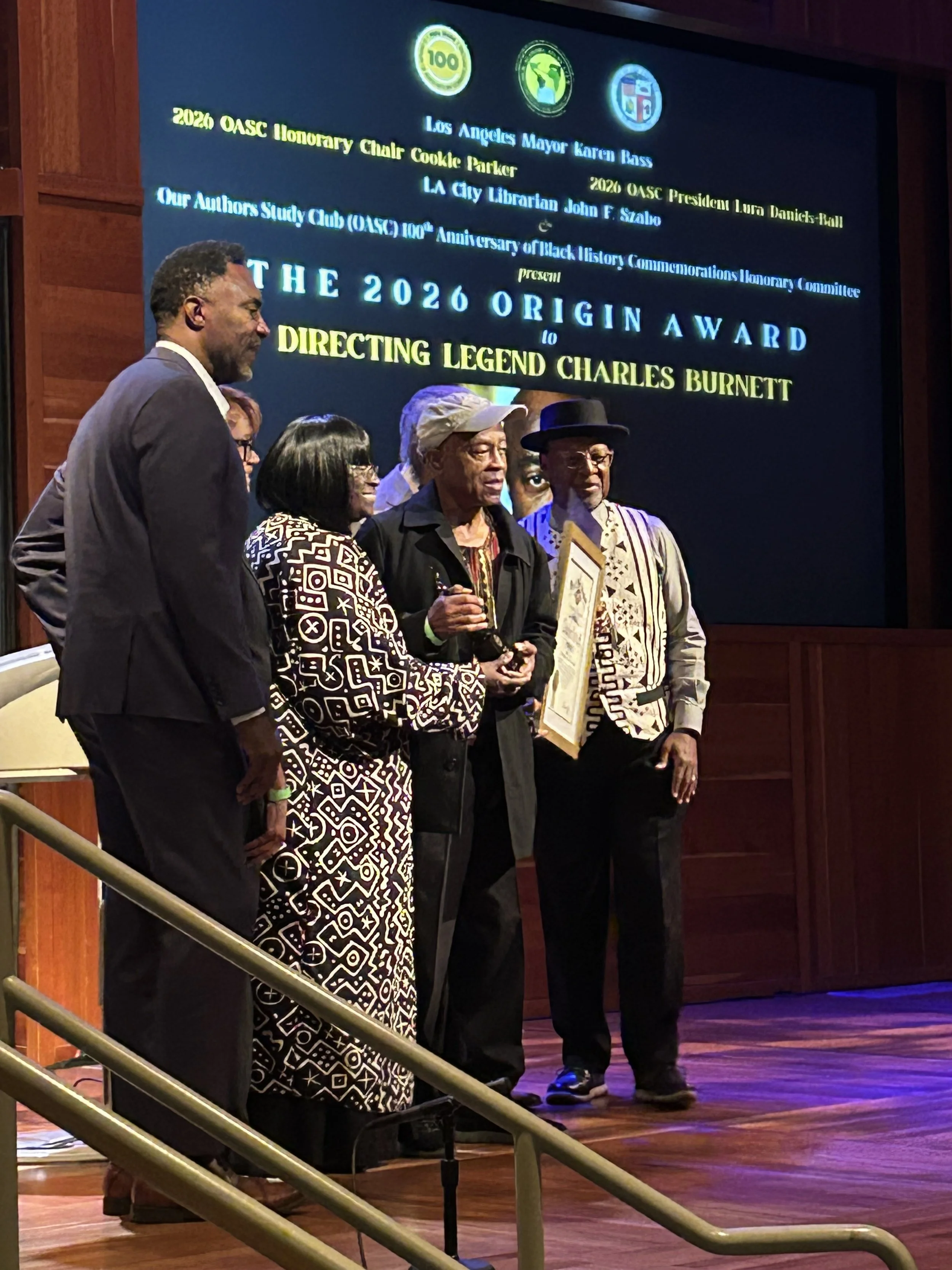 Filmmaker Charles Burnett Receives Origin Award in Los Angeles for Impact on Black Film and Culture