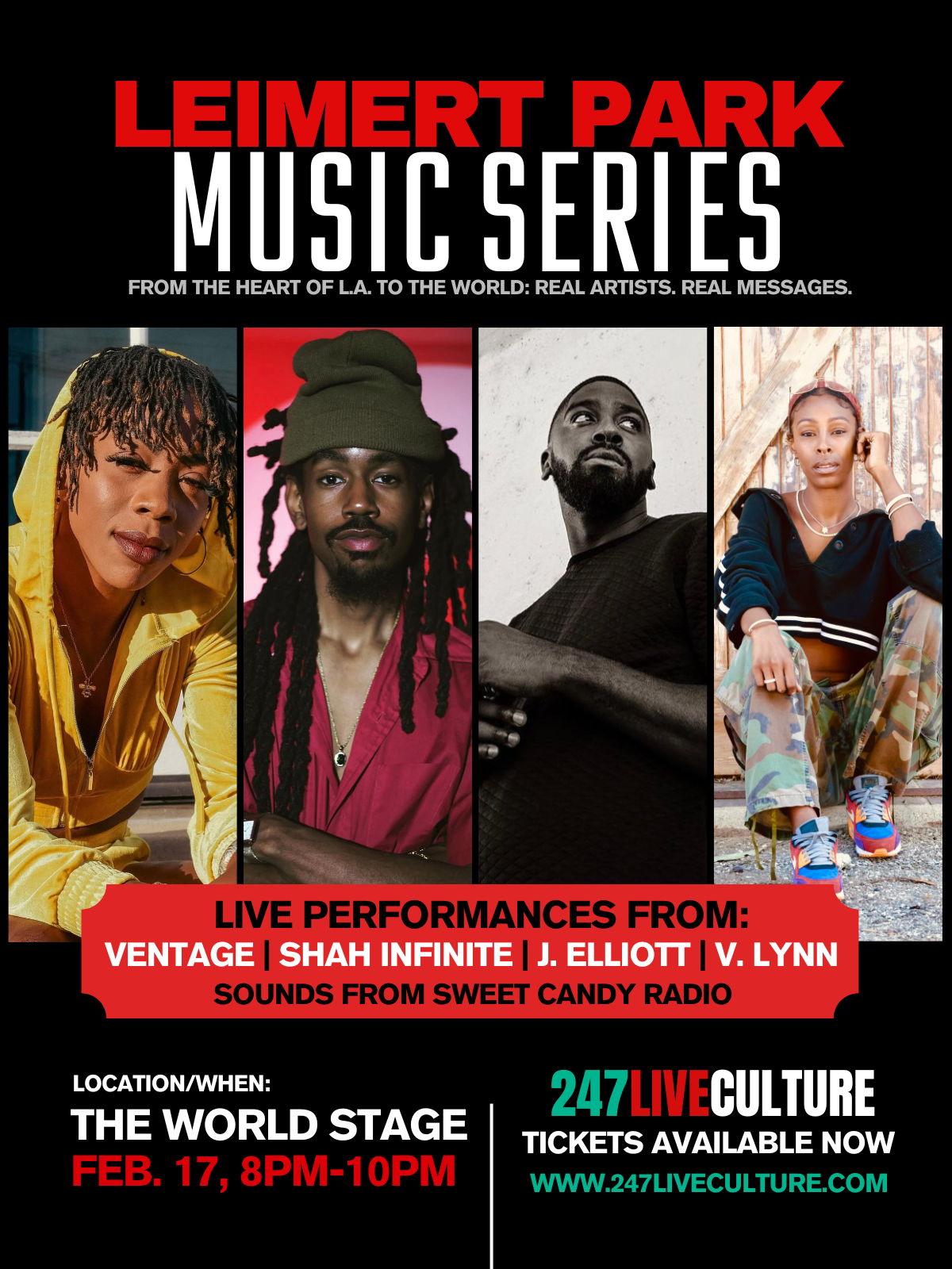 Leimert Park Music Series Set to Kick Off at the World Stage Featuring 4 Rising Artists