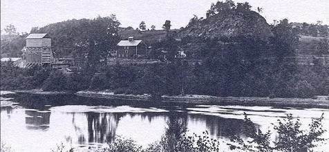 1910 Image of Stark's Knob courtesy Darryl Dumas Collection