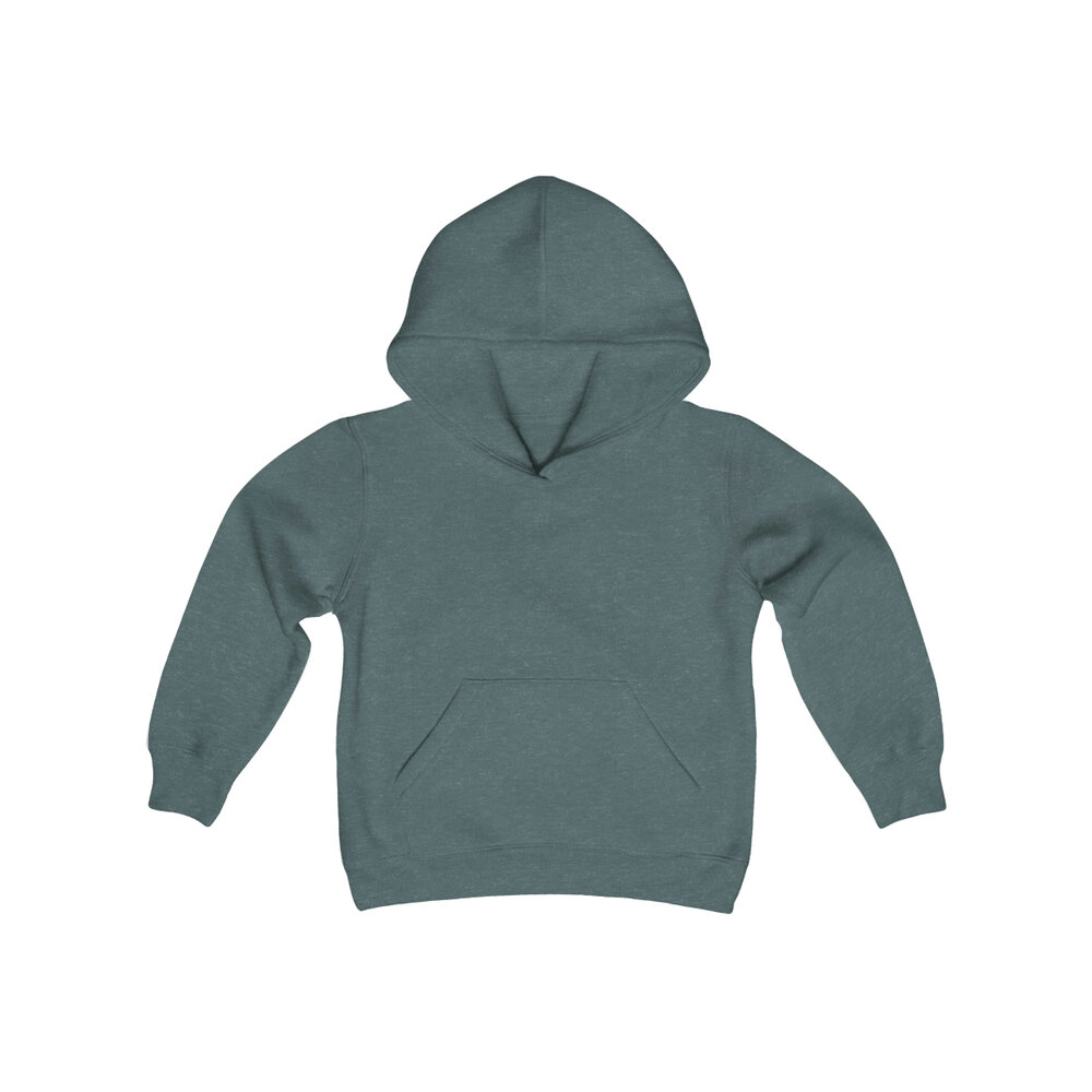 Youth Heavy Blend Hooded Sweatshirt Colorful Logo — Hudson Crossing Park