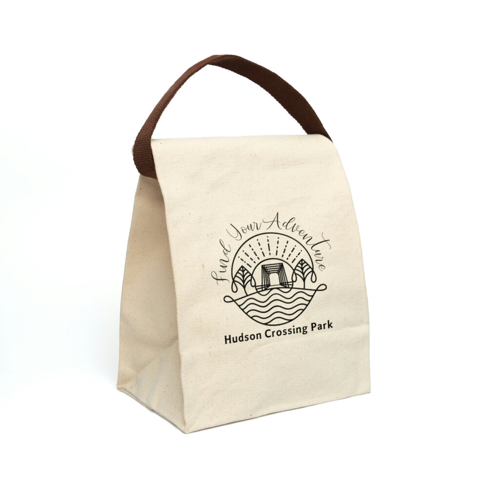 Canvas Lunch Bag With Strap — Hudson Crossing Park