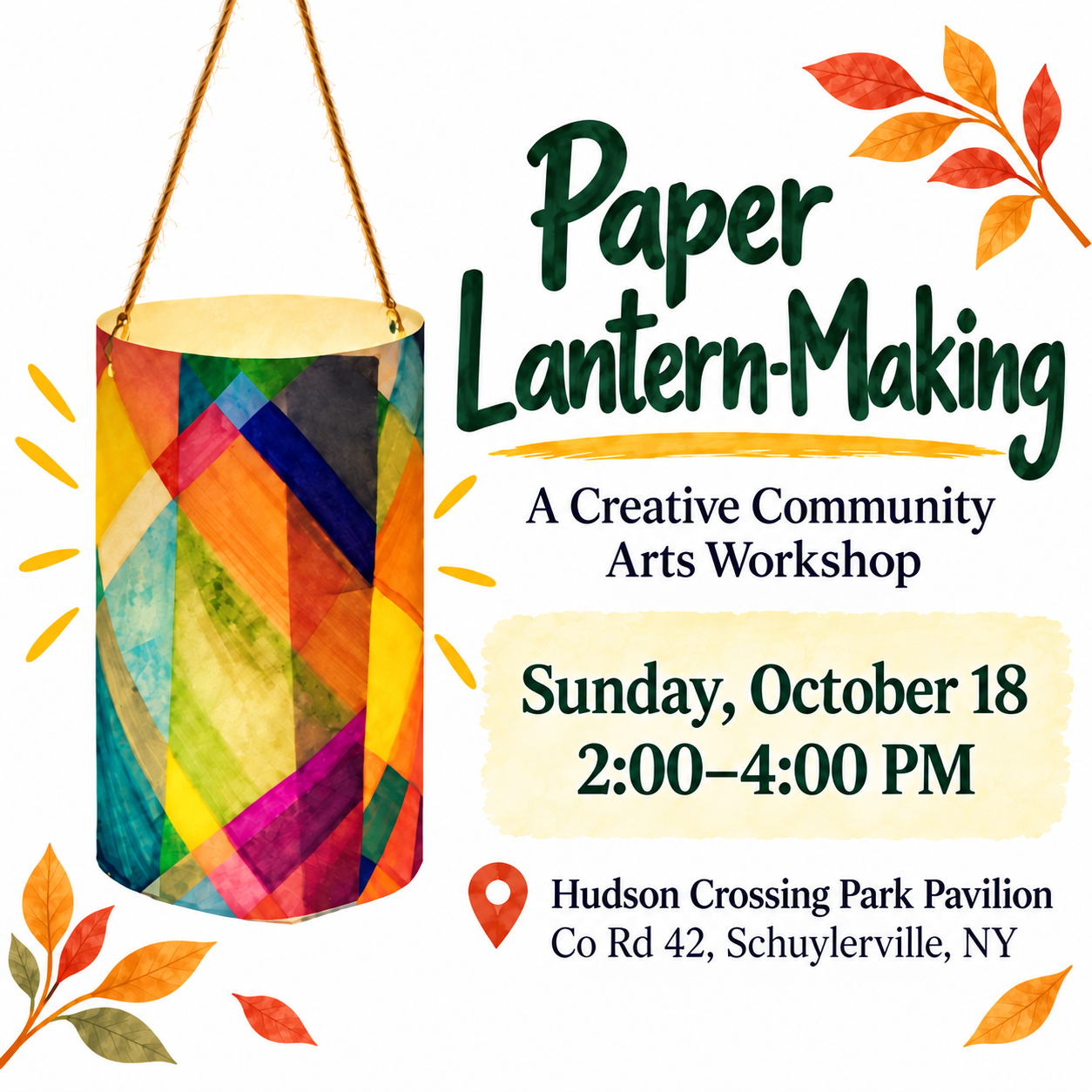 Paper Lantern-Making: A Creative Community Arts Workshop