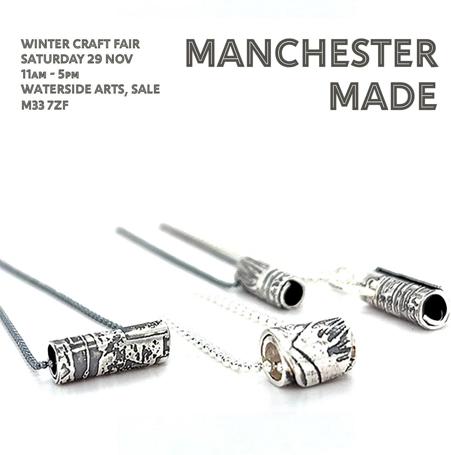 Only 2 weeks until my next show! I'll be set up at @watersidearts_ on November 29th from 11-5, alongside some seriously talented makers! 🎄

I'll be working on commissions and some special treats until then.

Check out the lineup:
@agreatfindmcr
@wat