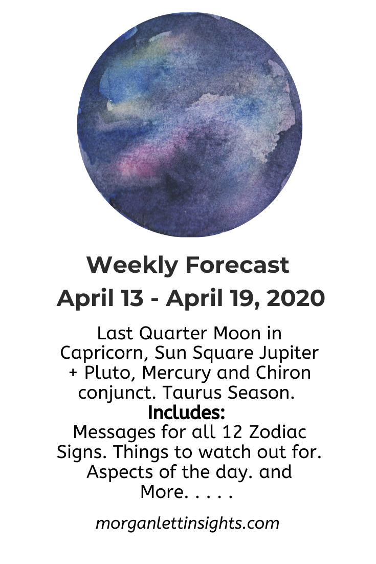 Weekly Astrology Forecasts: April 13 - 19, 2020