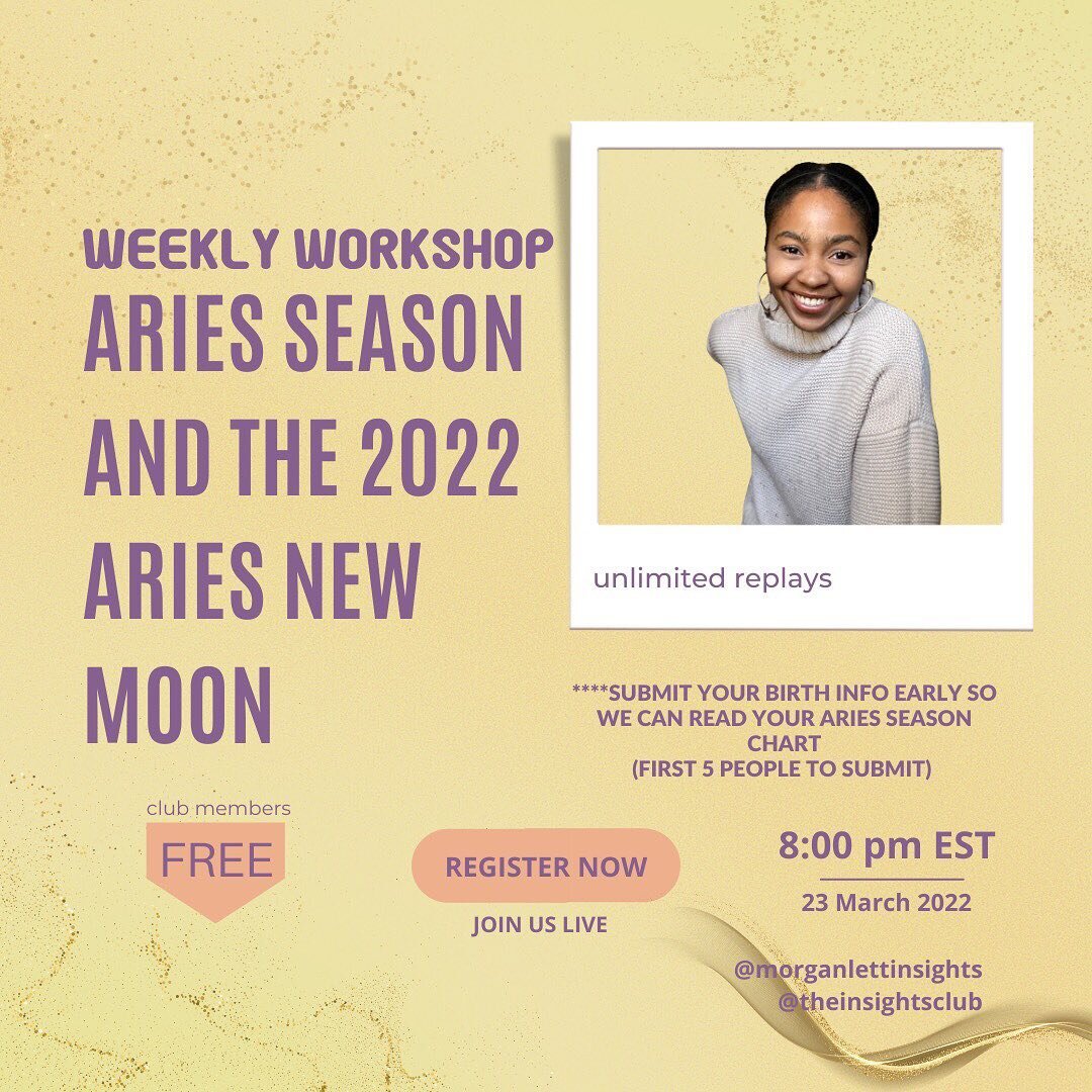 Don&rsquo;t miss out on the magic🪄🪄

Start preparing NOW for the energies brewing over the next few weeks during Aries season and the powerhouse 2022 Aries New Moon. 

Working with the solar seasons has changed my life over the past few years, and 