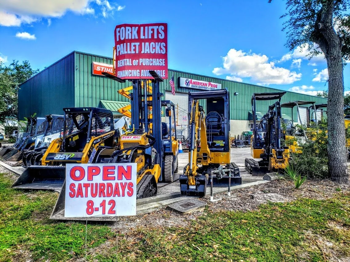 SERVICES — American Pride Rental Equipment & Sales Sarasota Florida
