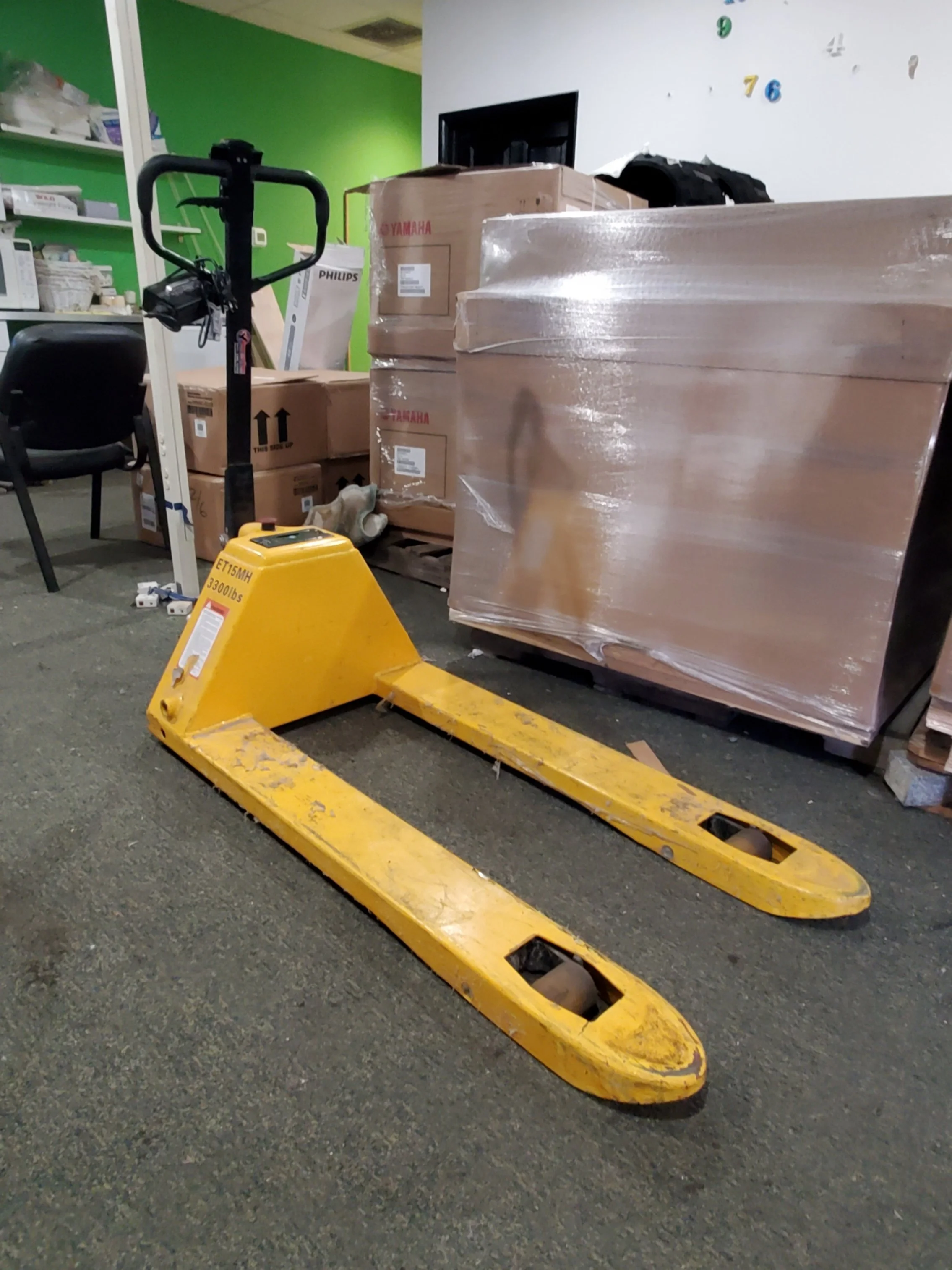 Vimar ET15MH Electric Pallet Jack For Sale at American Pride Rental Equipment & Sales in Sarasota FL