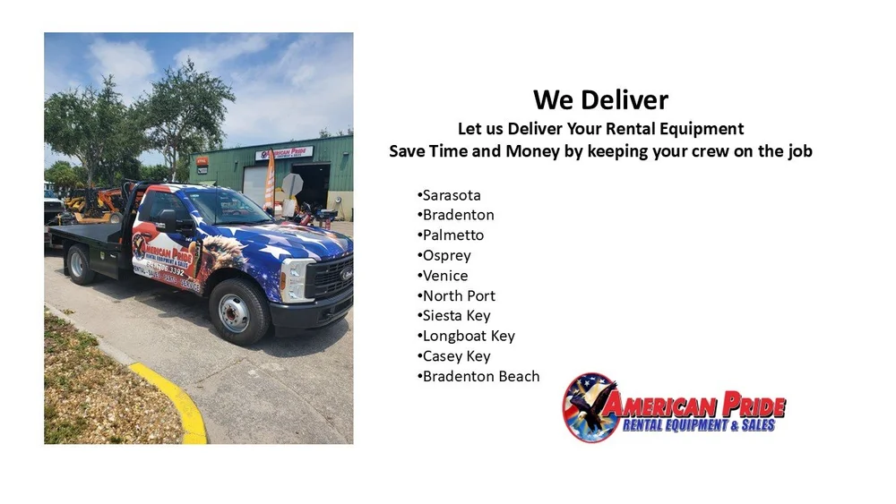 American Pride Rental Equipment Sales Sarasota Florida